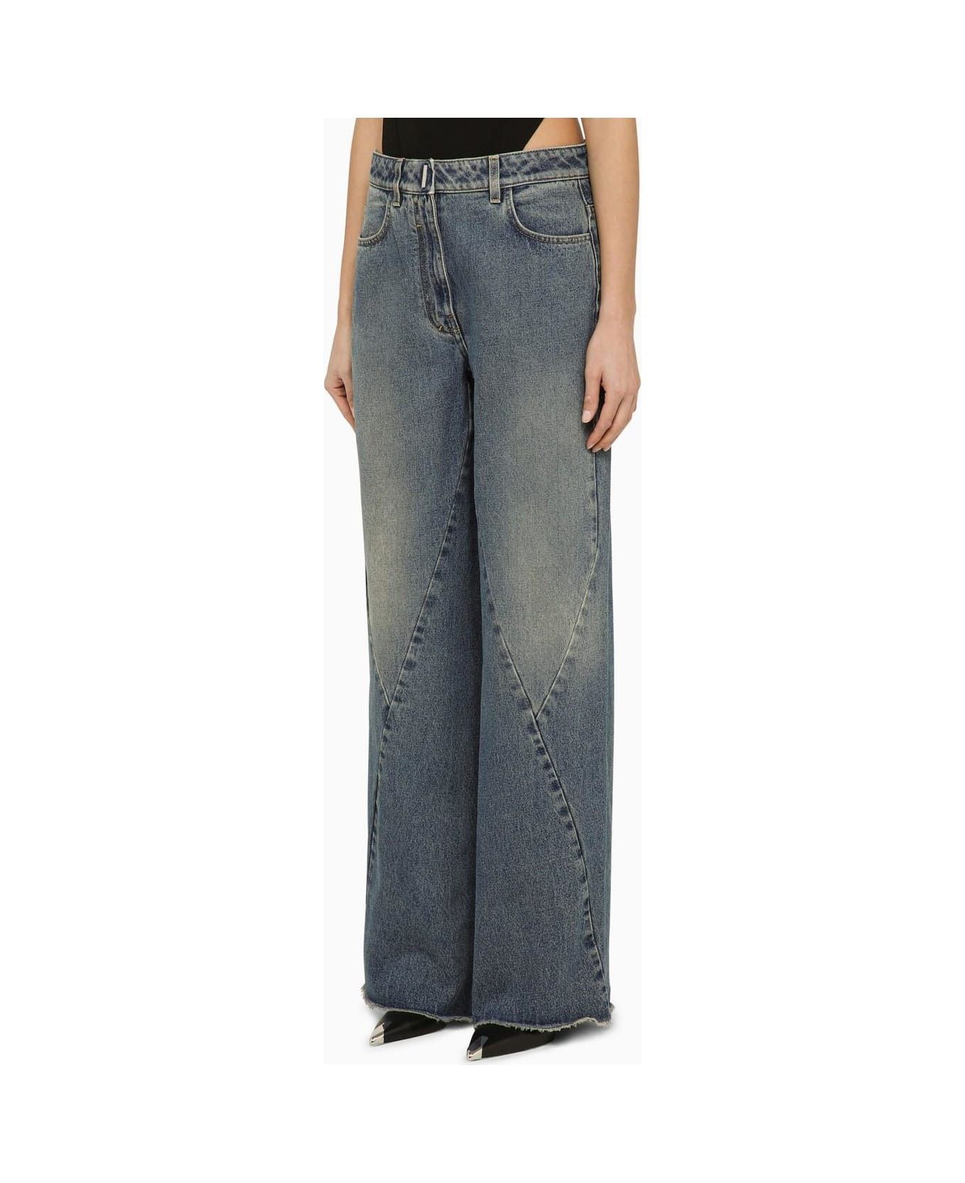 Givenchy o1y0925 Denim Pant in Blue Size 28" / US 6 / IT 42 - 2 Thumbnail