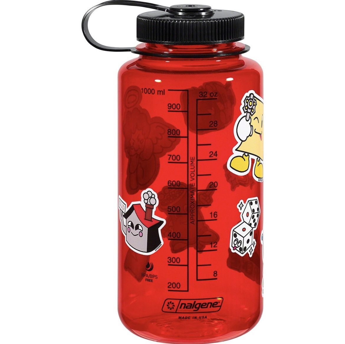 Supreme Supreme Nalgene Characters 32 oz Bottle Red SS22 Size ONE SIZE - 2 Thumbnail