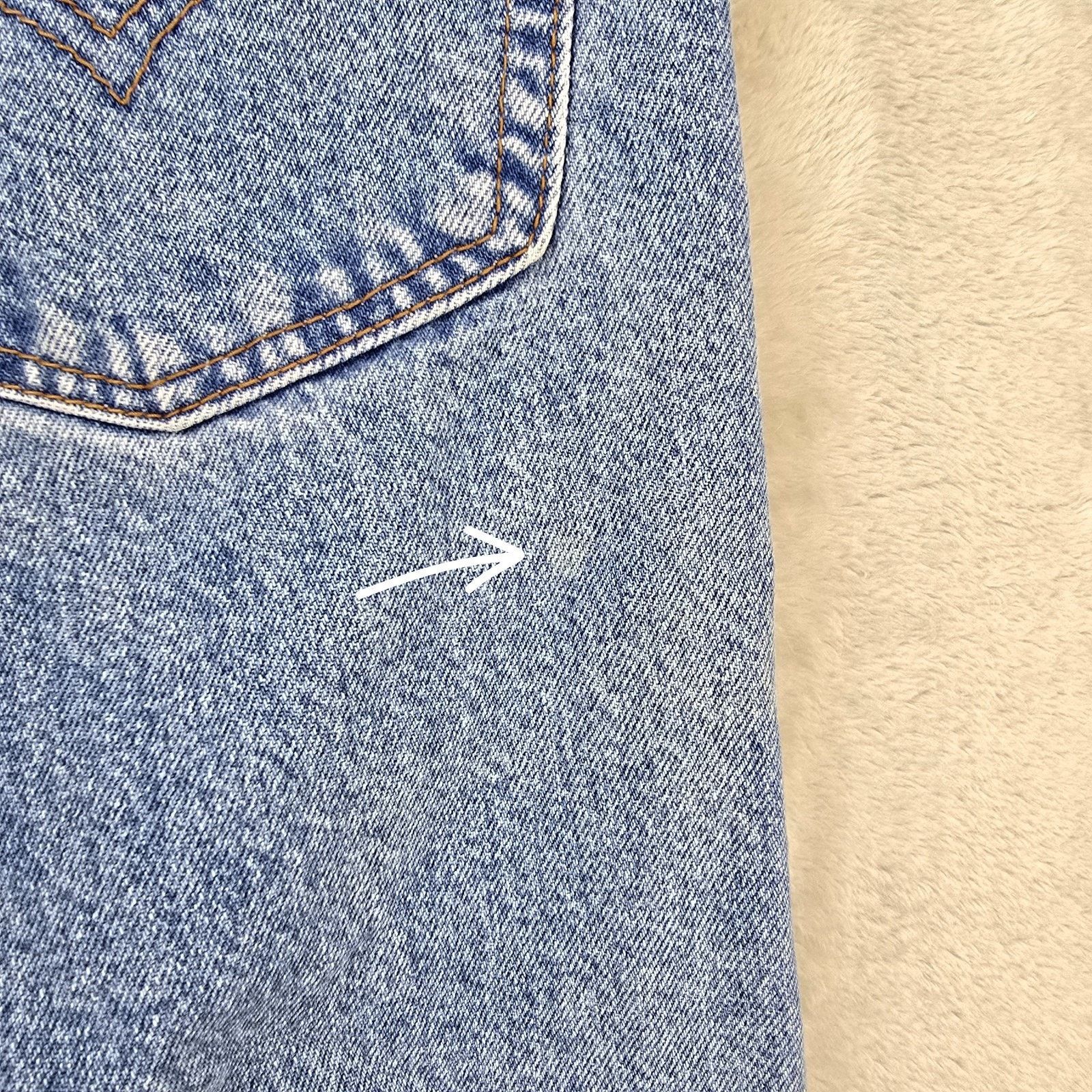 Levi's Vintage Levis 501 Jeans 34x32 (Fits 33x29) USA 90s *FLAWS* Size US 34 / EU 50 - 11 Thumbnail