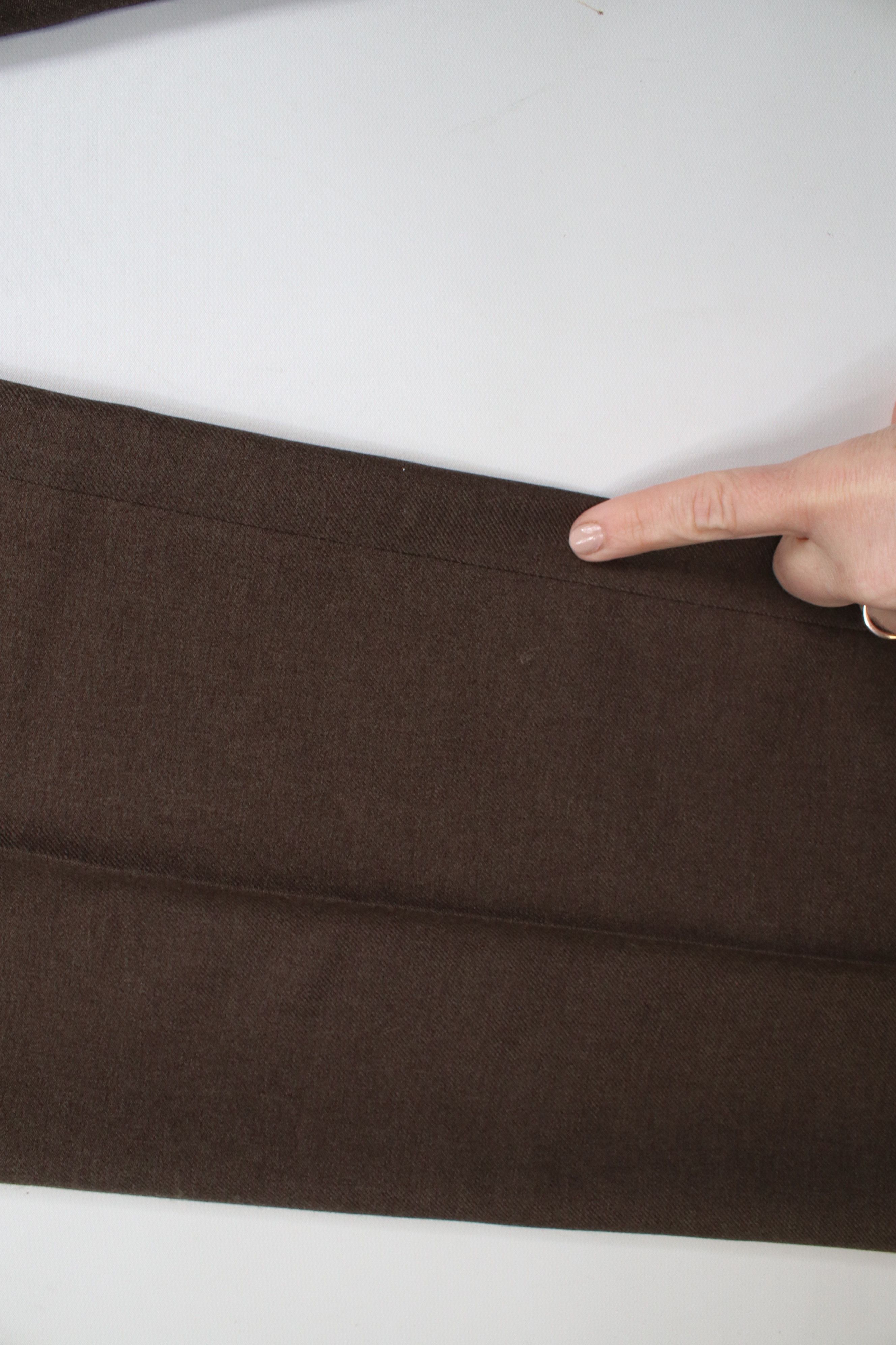 Vintage Vintage 70s Streetwear Flared Wide Leg Chino Pants Brown USA Size US 34 / EU 50 - 9 Thumbnail