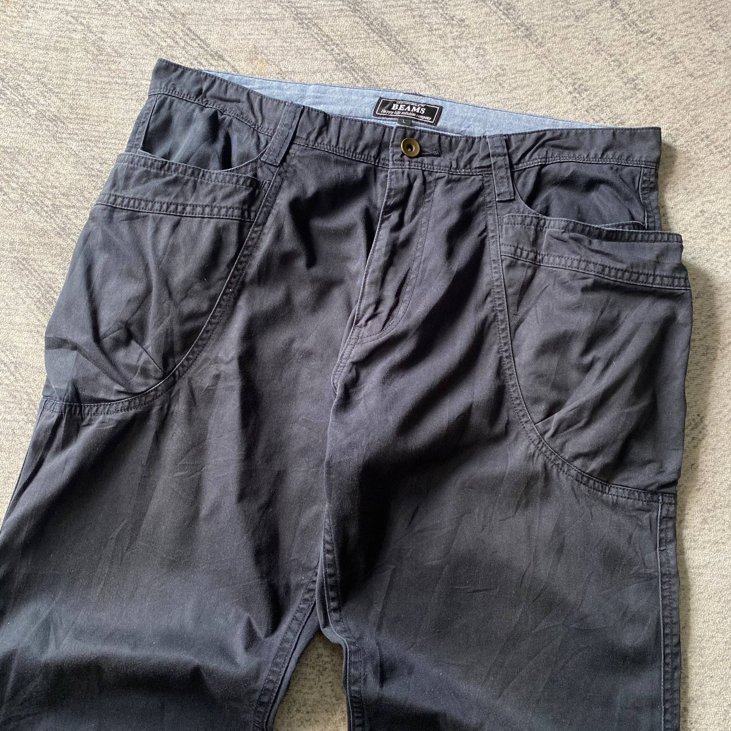 Beams Japan Beams Wide Leg Utility Pants Size US 33 - 2 Thumbnail
