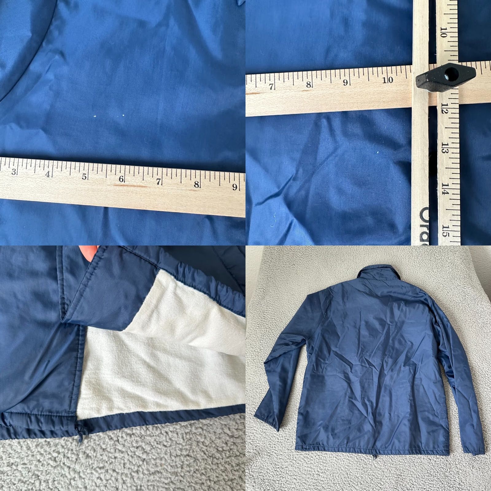 Vintage VINTAGE JC Penney Jacket Mens Bomber Jacket Nylon Blue 70s Workwear 80s 90s Casual Travel Quilted Button Collared Lightweight Medium Tours? Size US M / EU 48-50 / 2 - 8 Thumbnail