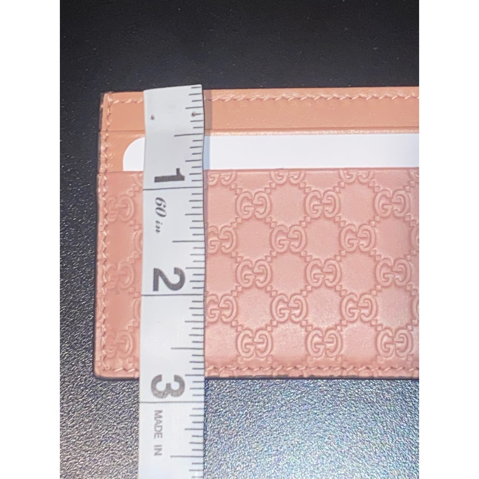 Gucci NEW GUCCI-Microguccissima Pattern Card Holde Size ONE SIZE - 7 Thumbnail