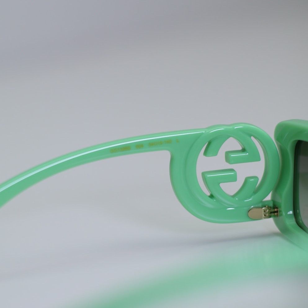 Gucci NEW Gucci Sunglasses GG1325S 004 Green / Green Gradient Size ONE SIZE - 7 Thumbnail