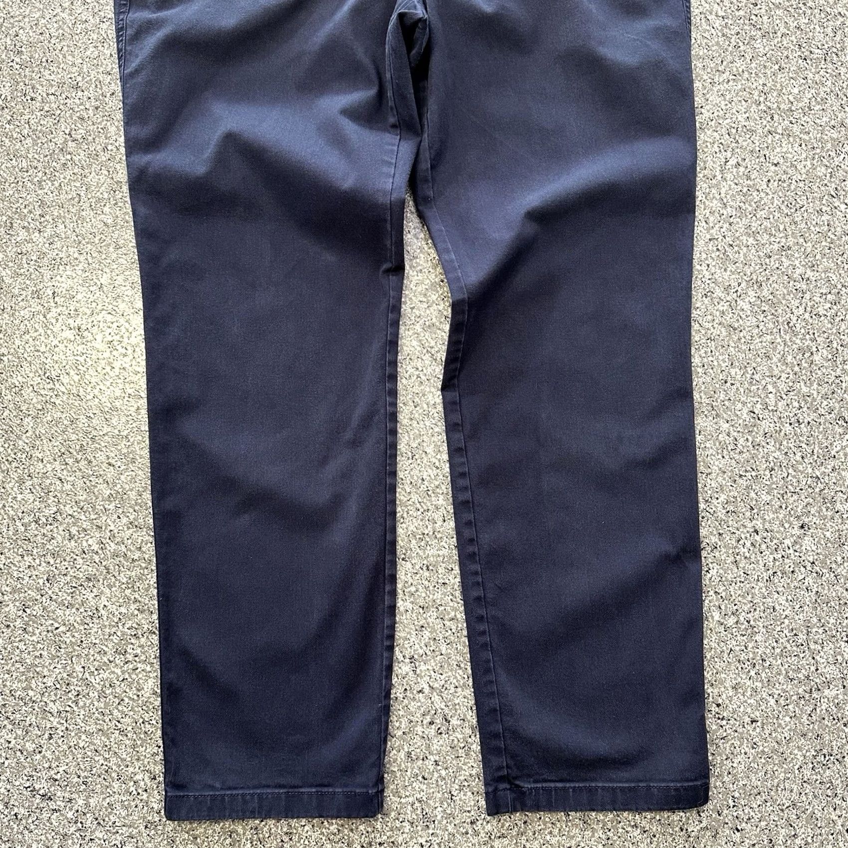 Ralph Lauren Lauren Ralph Lauren Pants Womens 10 Chino Straight Stretch Cotton Twill Navy Blue 33x28 Size 24" / US 00 / IT 34 - 3 Thumbnail
