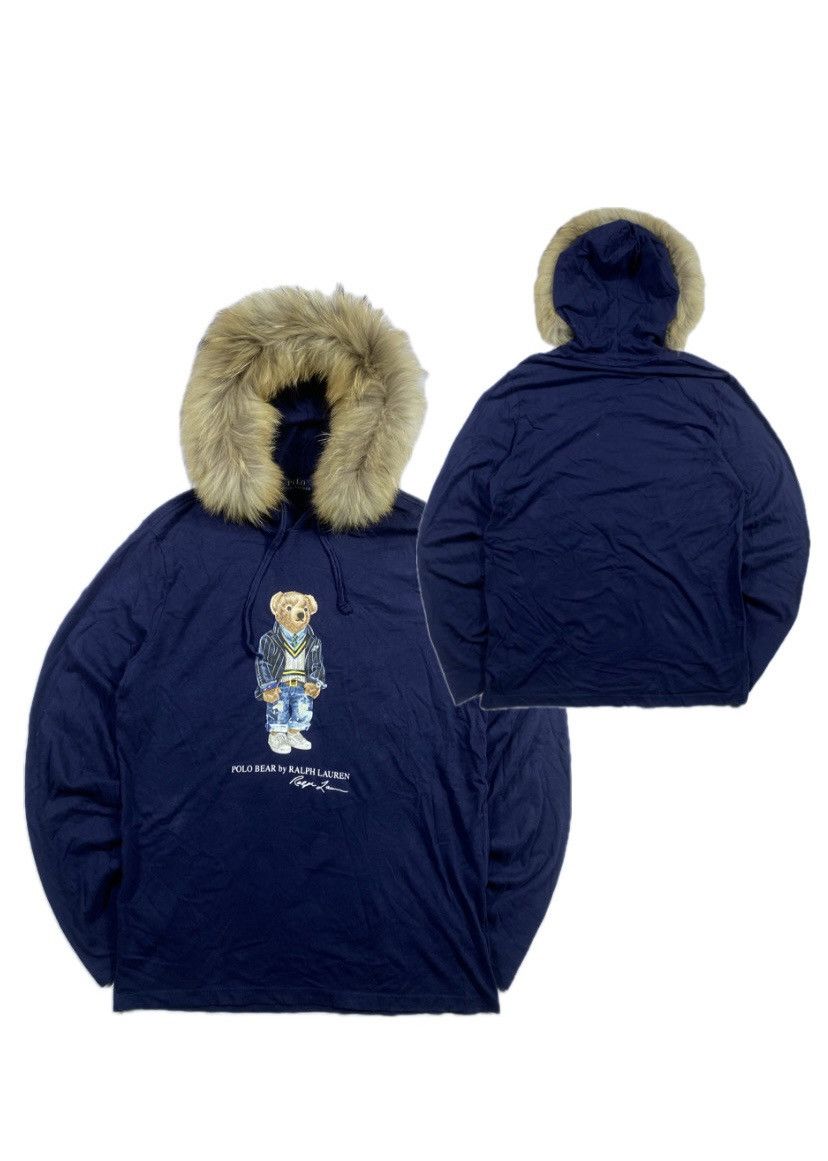 Polo Ralph Lauren Japanese Polo Ralph Lauren Fur Hoodie style Size US M / EU 48-50 / 2 - 1 Thumbnail