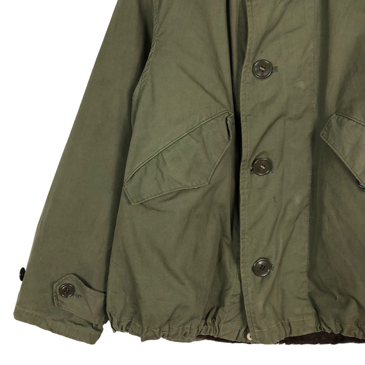 Buzz Rickson's 🔥TRUE VINTAGE SLANT POCKET CARGO JACKET WALDES ZIPPER USA Size US M / EU 48-50 / 2 - 7 Thumbnail