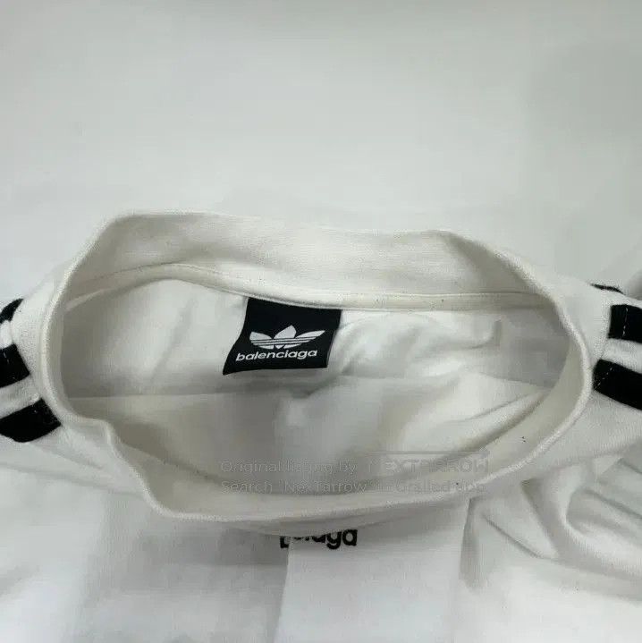 Balenciaga Balenciaga x Adidas Originals Logo Long Sleeve T. Size US M / EU 48-50 / 2 - 3 Thumbnail