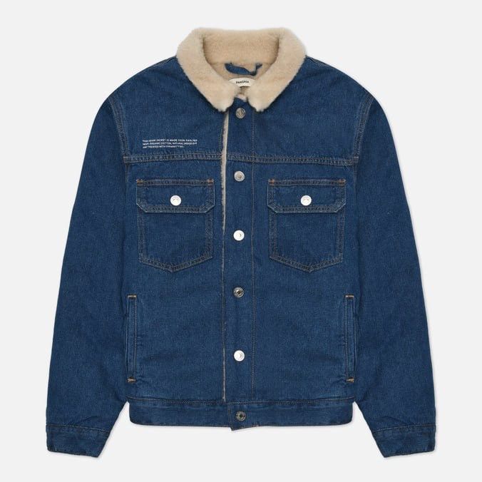 Pangaia Pangaia Design Unisex Hemp Blue Denim Sherpa Lined Jacket Size US S / EU 44-46 / 1 - 3 Thumbnail