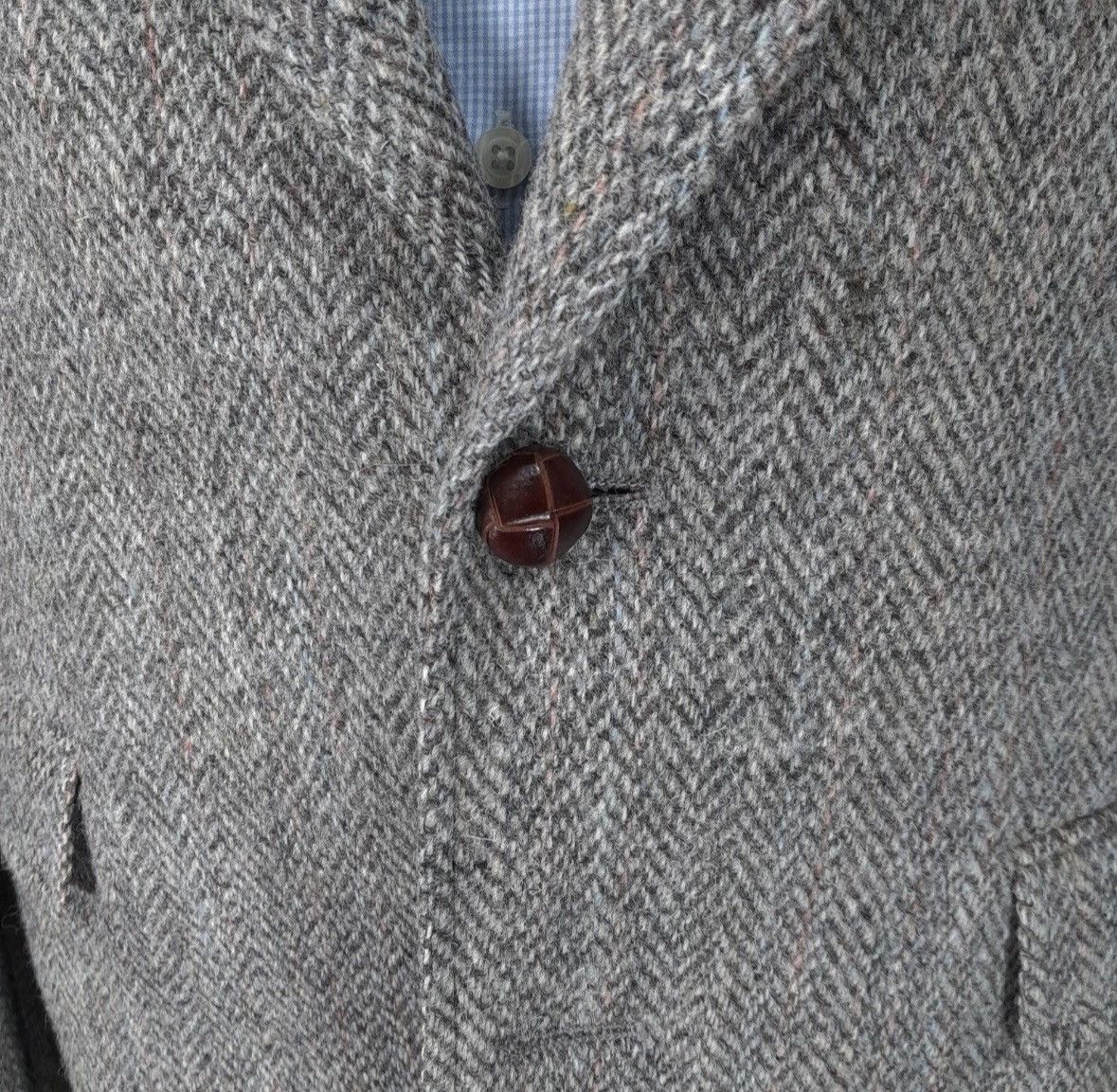 Harris Tweed Hunting Horn Harris Tweed Blazer Sport Coat Size 38L - 2 Thumbnail