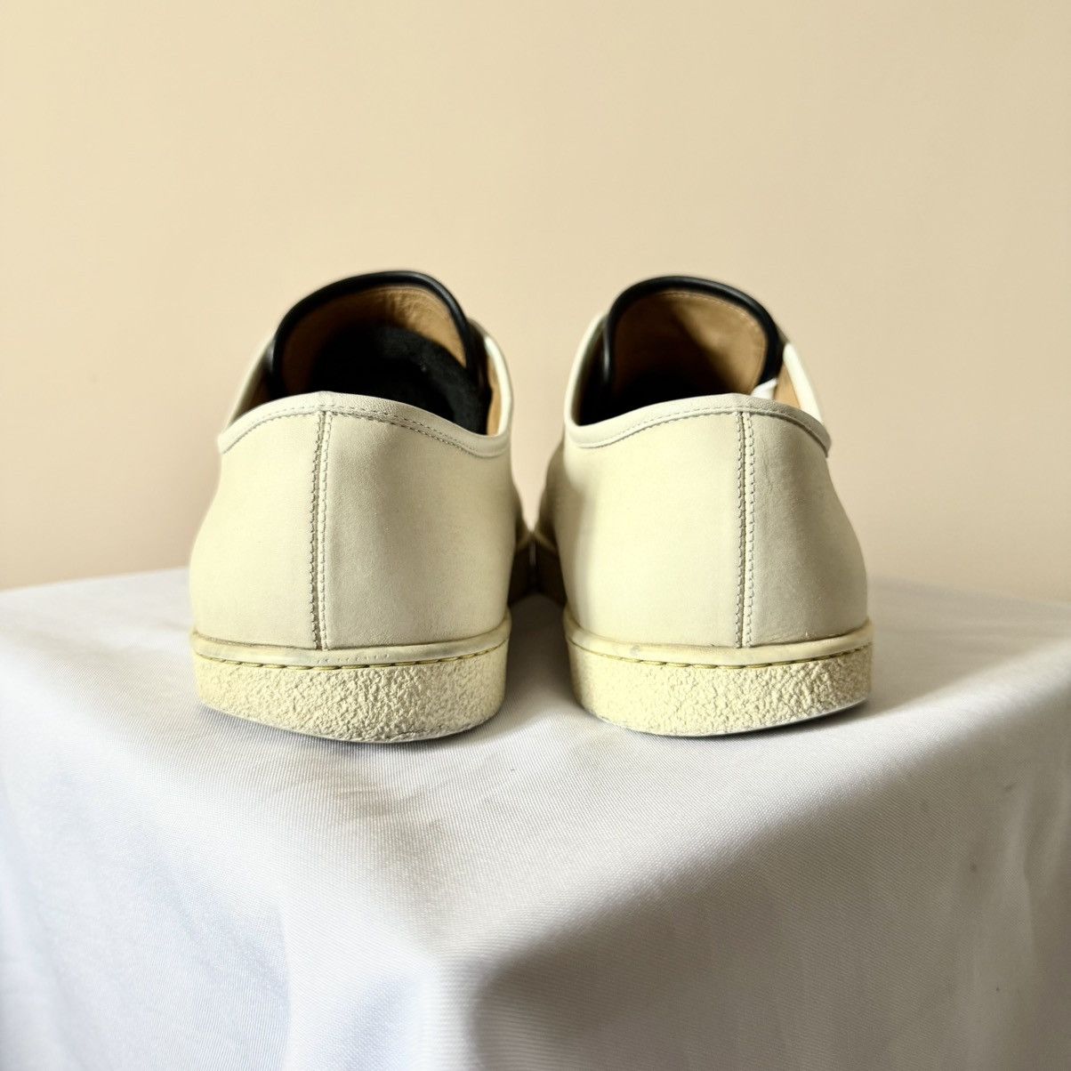 John Lobb John Lobb Levah Chalk Low Leather Sneakers Shoes Size US 8.5 / EU 41-42 - 9 Thumbnail