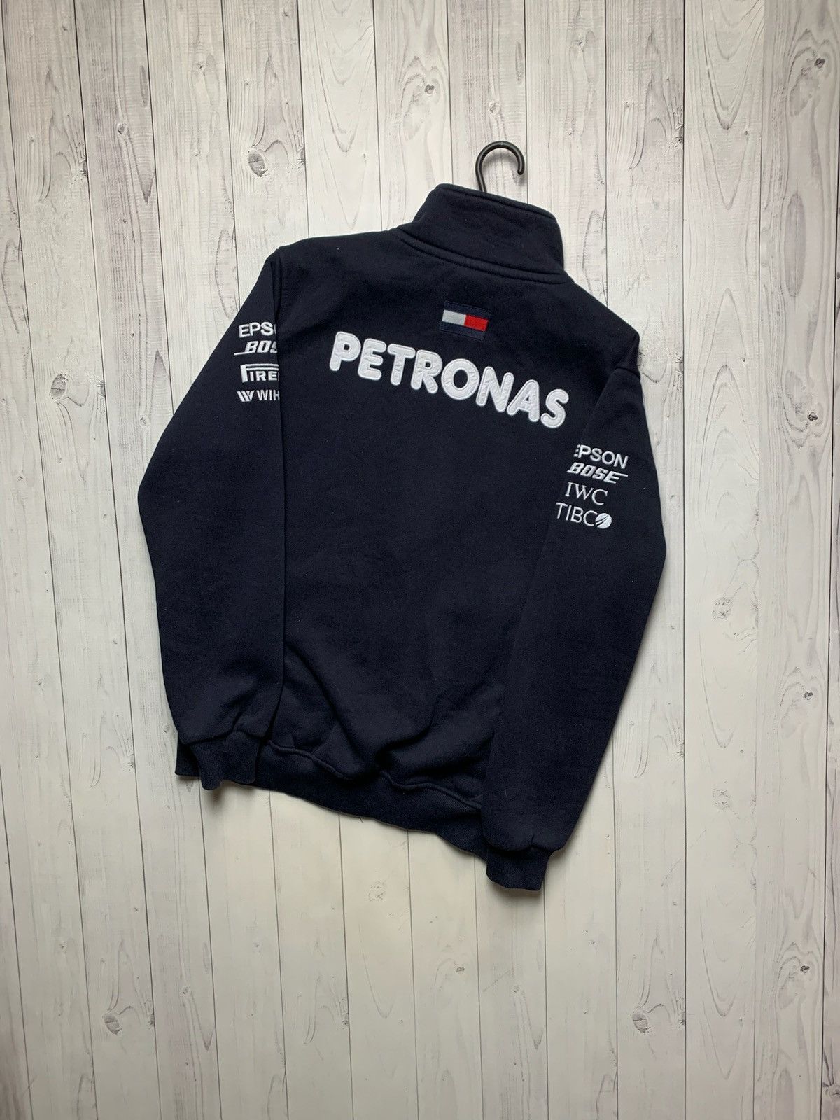Vintage Vintage Petronas racing Bomber Mercedes Benz big logo size M Size US M / EU 48-50 / 2 - 2 Thumbnail