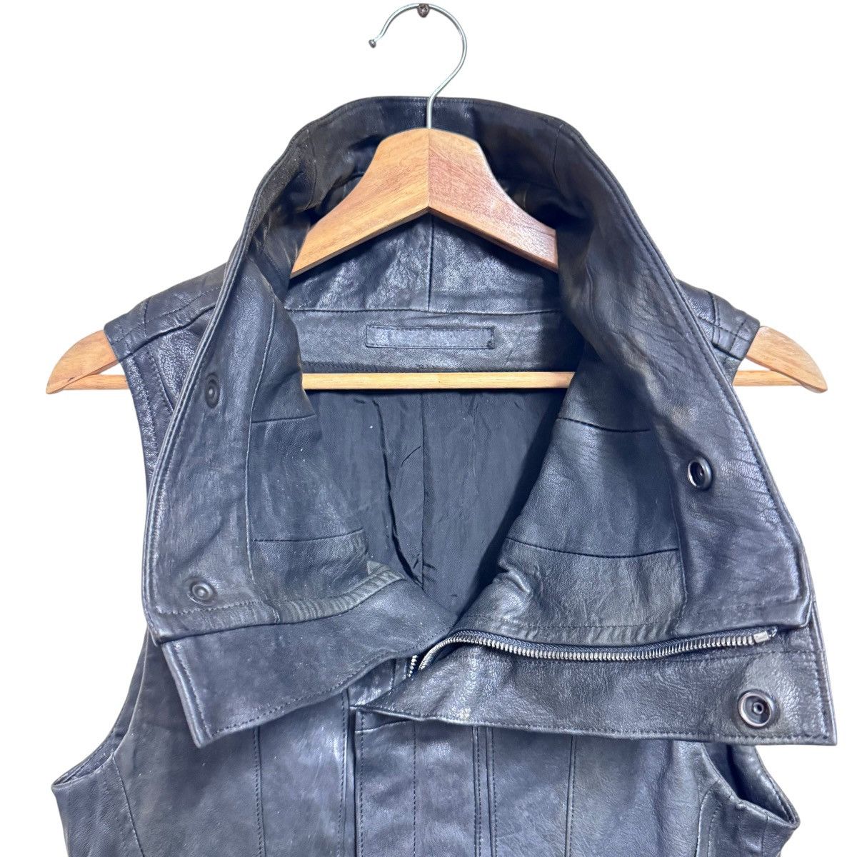 Julius FW2010 Julius Goth_ik; Leather Vest Hi-neck Size US S / EU 44-46 / 1 - 9 Thumbnail