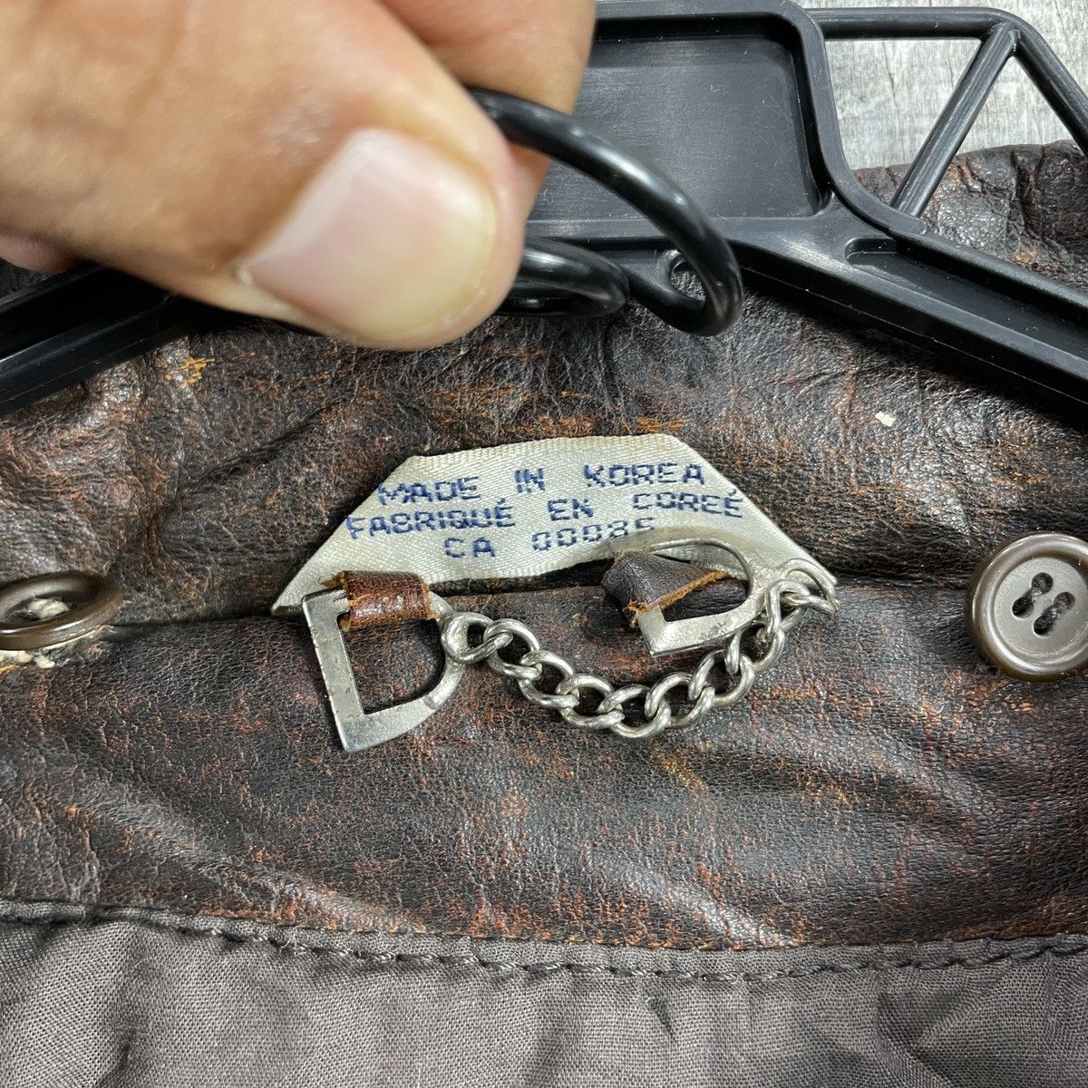 PERSON'S × Vintage Vintage 80s Persons Ranger USA Leather Jacket Size US L / EU 52-54 / 3 - 14 Thumbnail