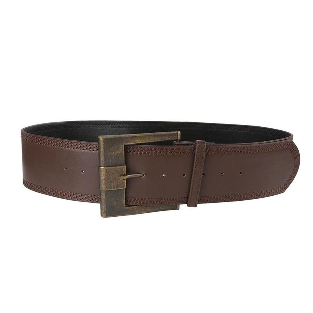 Japanese Brand Y2K Chunky Oversized Buckle Boho Belt Size ONE SIZE - 5 Thumbnail
