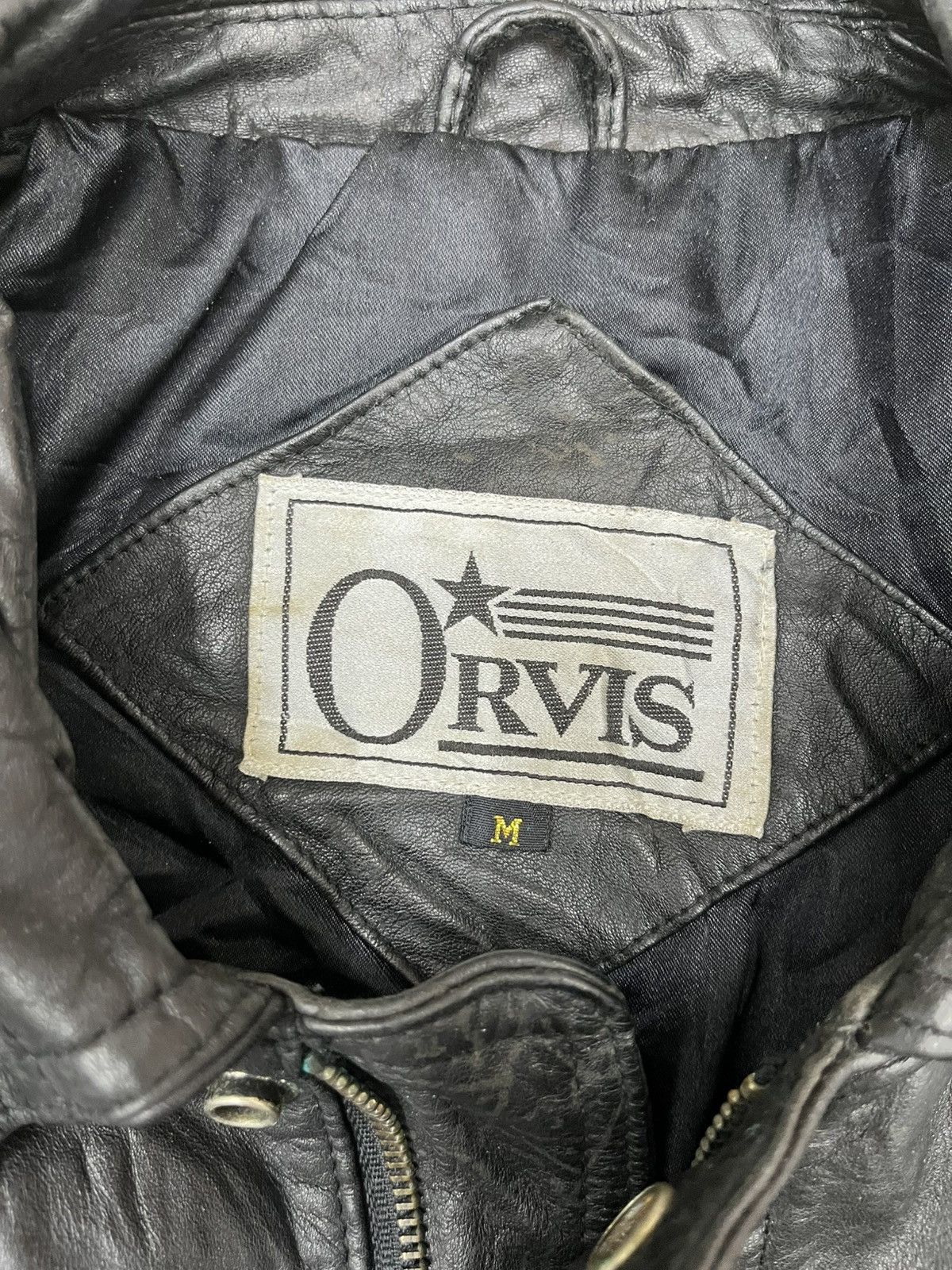Genuine Leather × Orvis ORVIS LEATHER BOMBER JACKET Size US M / EU 48-50 / 2 - 10 Thumbnail