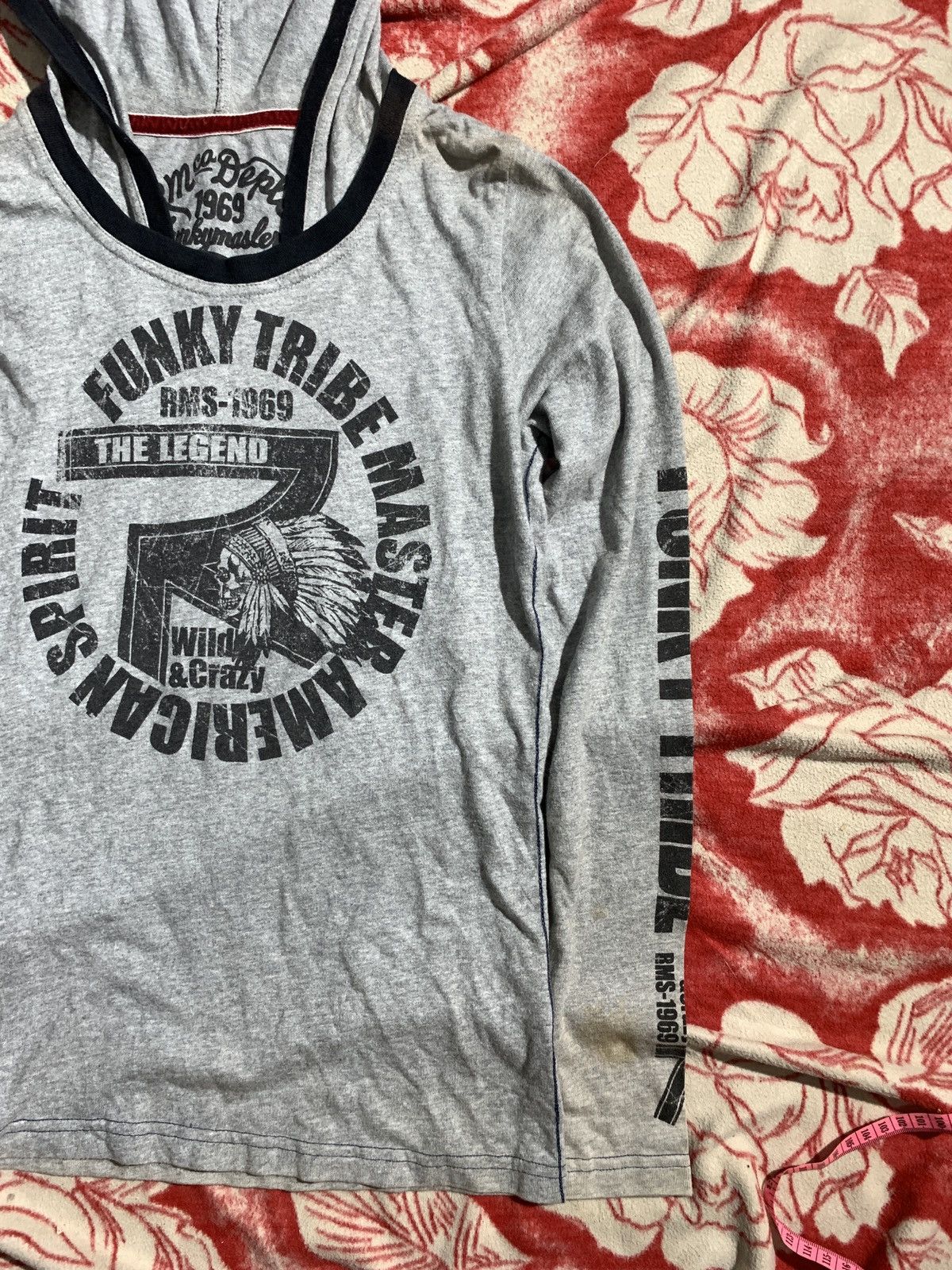 If Six Was Nine × Japanese Brand × Le Grande Bleu (L.G.B.) Japanese~funky tribe hoodie if six LGB style Size US M / EU 48-50 / 2 - 2 Thumbnail