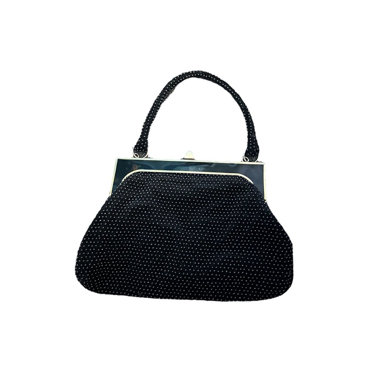 Vintage Vintage La Regale black beaded evening bag Size ONE SIZE - 6 Thumbnail