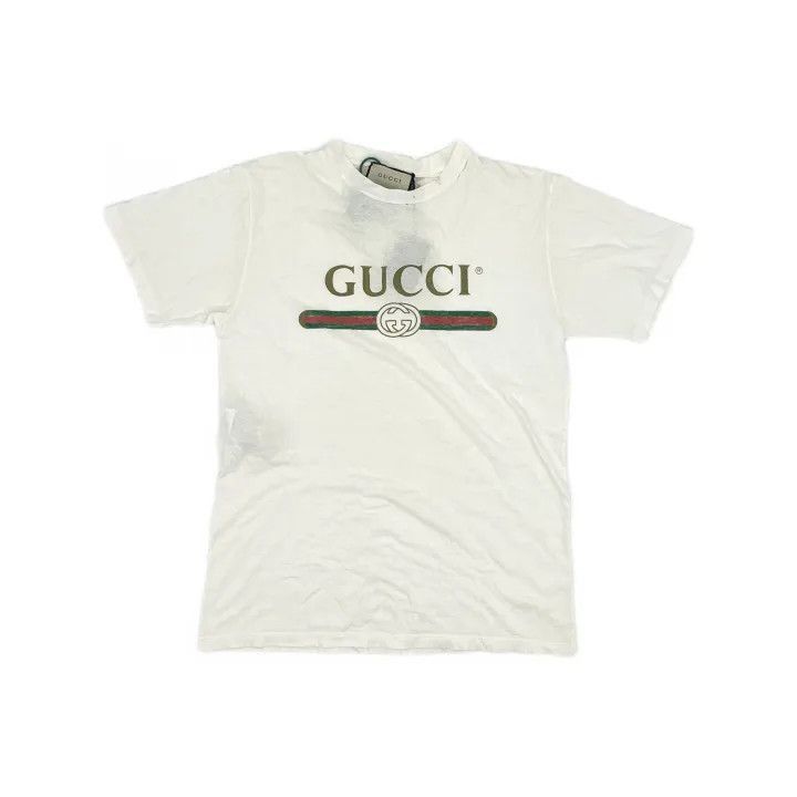 Gucci Gucci Logo Print Short Sleeve T-Shirt-2507 Size M / US 6-8 / IT 42-44 - 8 Thumbnail