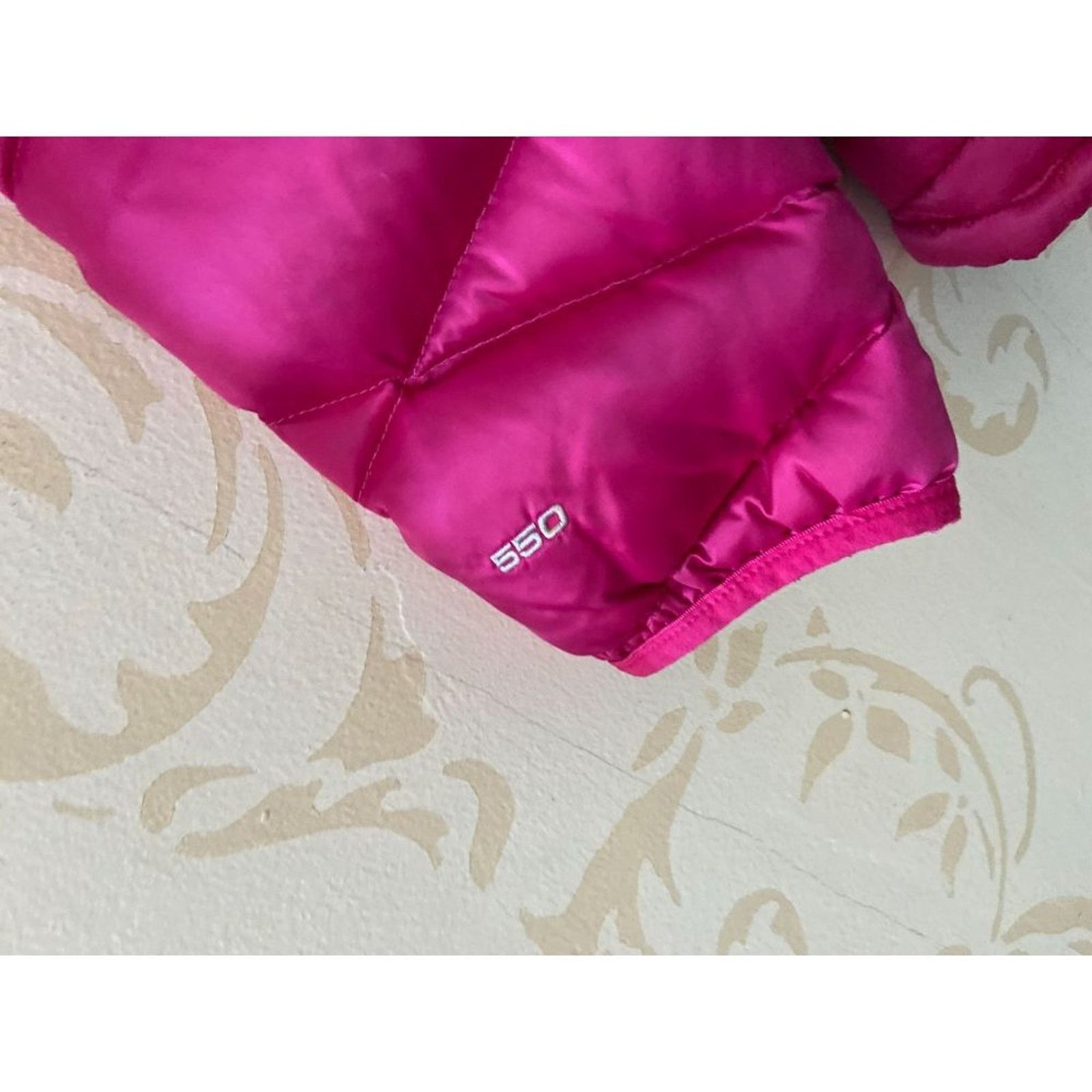The North Face Girls 18 The North Face 550 Goose PInk Down Puffer Jacket Size XXL / US 16-18 / IT 52-54 - 6 Thumbnail
