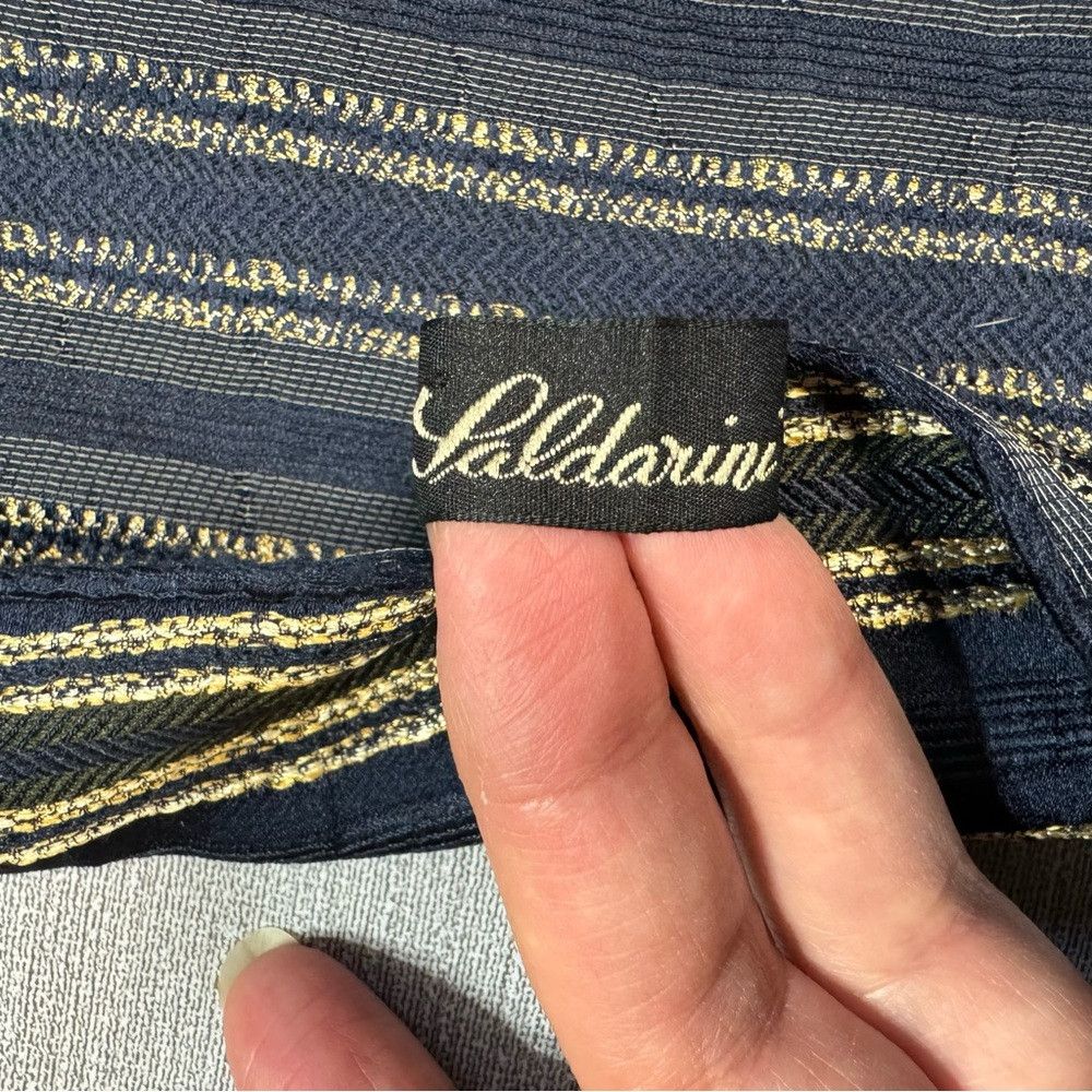 Other Vintage Saldarini Silk Blend Made In Italy Scarf 13'' x 62' Size ONE SIZE - 7 Thumbnail