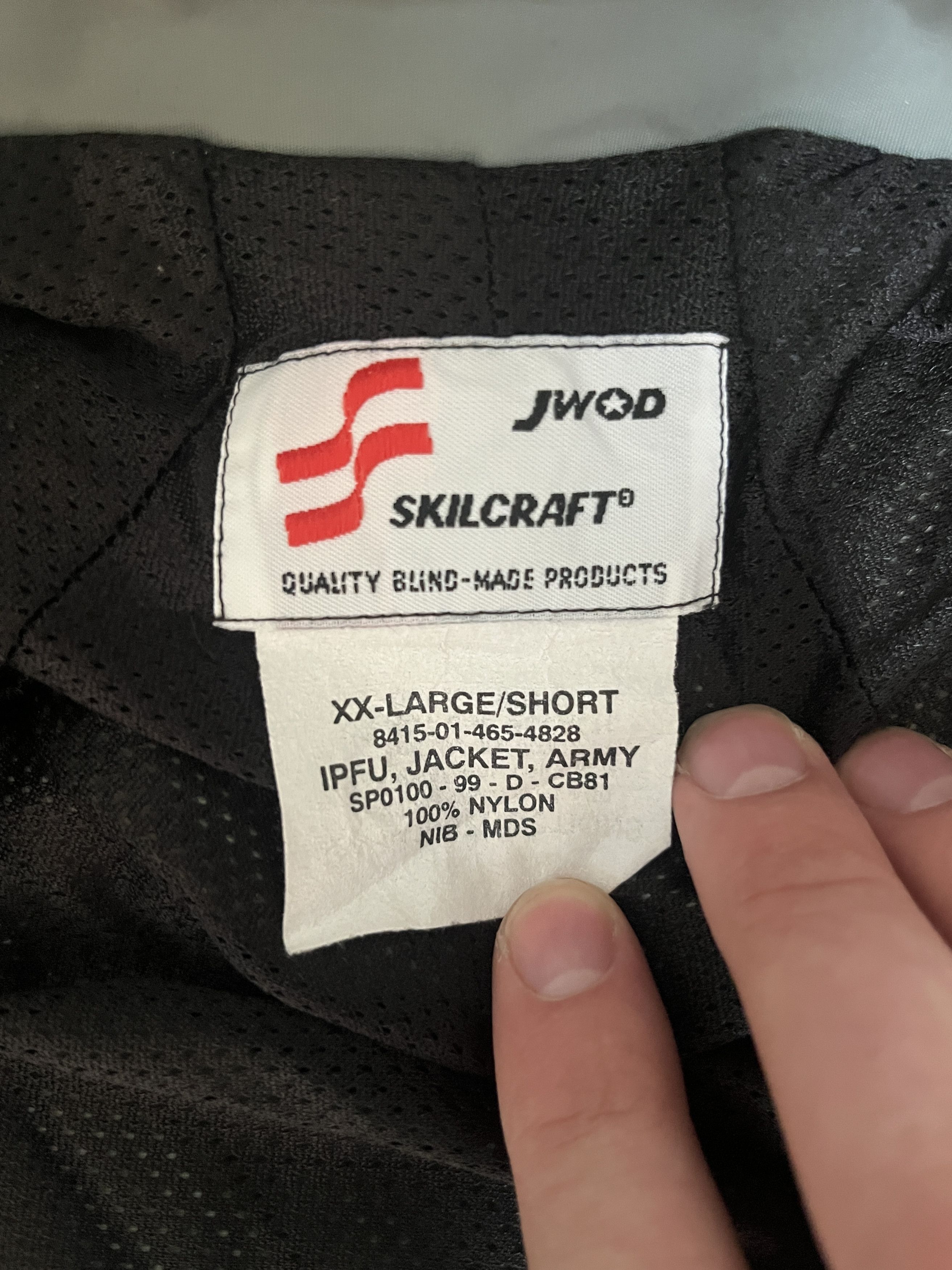 Vintage US Army Windbreaker Size US XXL / EU 58 / 5 - 3 Thumbnail
