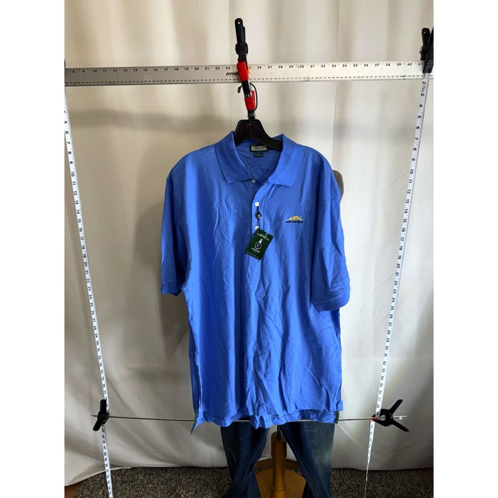 Vintage NWT House Of Carrington Lake Las Vegas Golf POLO SHIRT Large L Mens Size US L / EU 52-54 / 3 - 3 Thumbnail