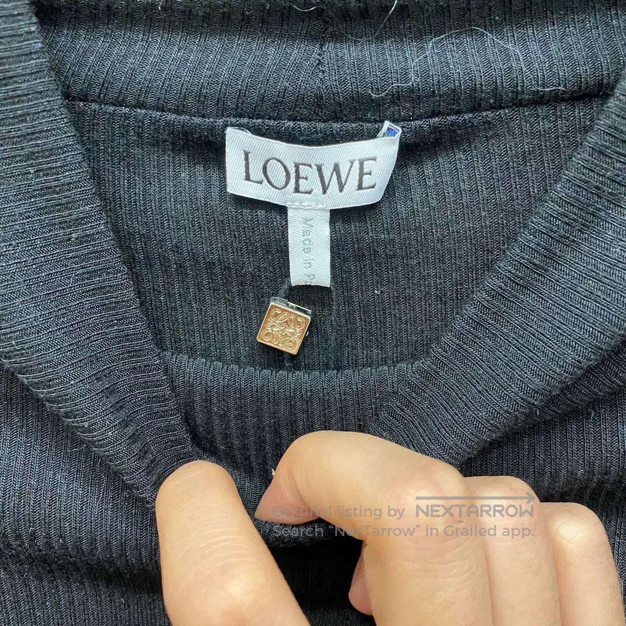 Loewe Loewe Black Logo Stitch Knit Sweater. Size US M / EU 48-50 / 2 - 3 Thumbnail