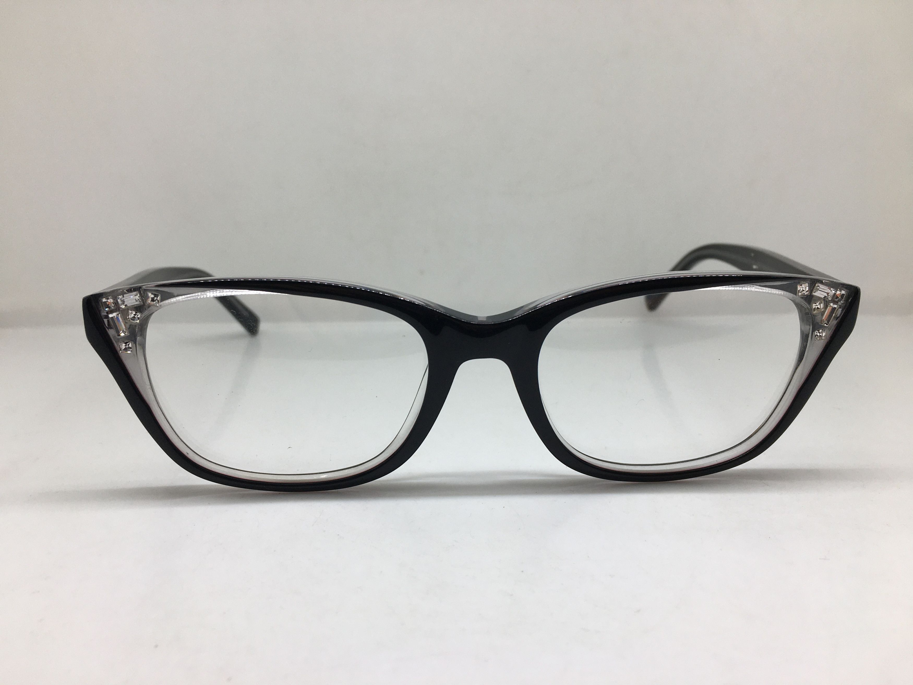 Betsey Johnson Betsey Johnson clear black Cat Eye Eyeglasses Size ONE SIZE - 1 Thumbnail