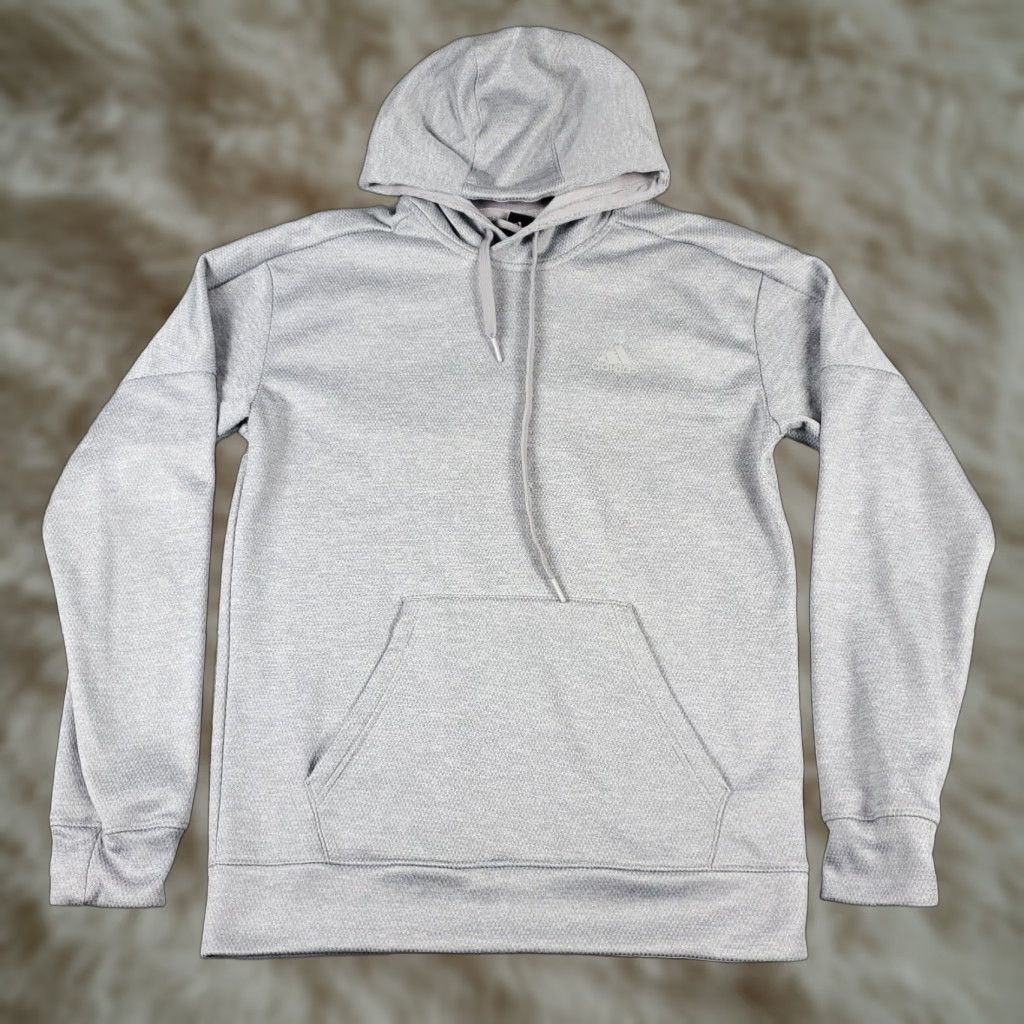 Adidas adidas Hoodie Mens Small Gray Casual Pullover Sports Size US S / EU 44-46 / 1 - 1 Thumbnail