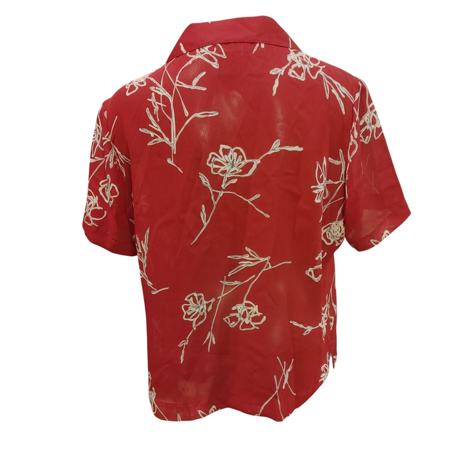 Other Requirements Men's L Red/White Hawaiian Polo Shirt Size US L / EU 52-54 / 3 - 2 Thumbnail