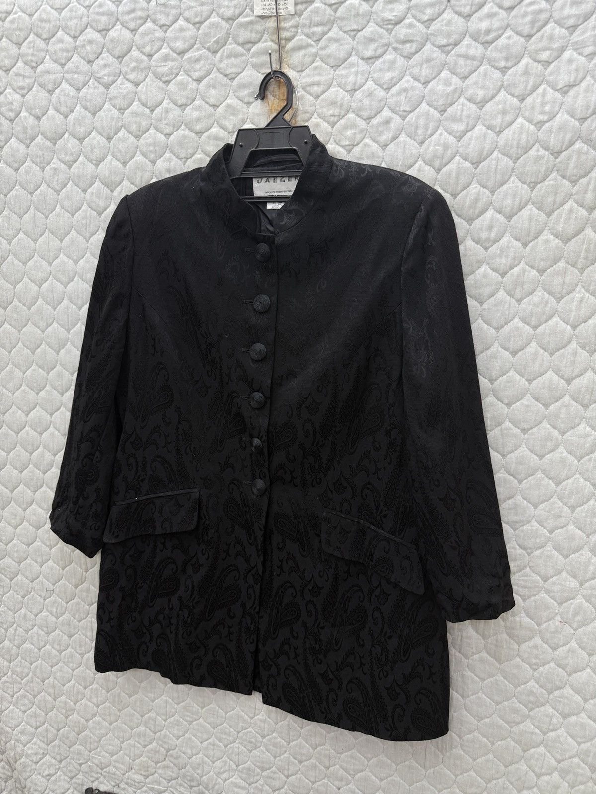 Jaeger 🔥🔥🔥ARCHIVE JAEGER BLACK PAISLEY JACKET Size M / US 6-8 / IT 42-44 - 2 Thumbnail