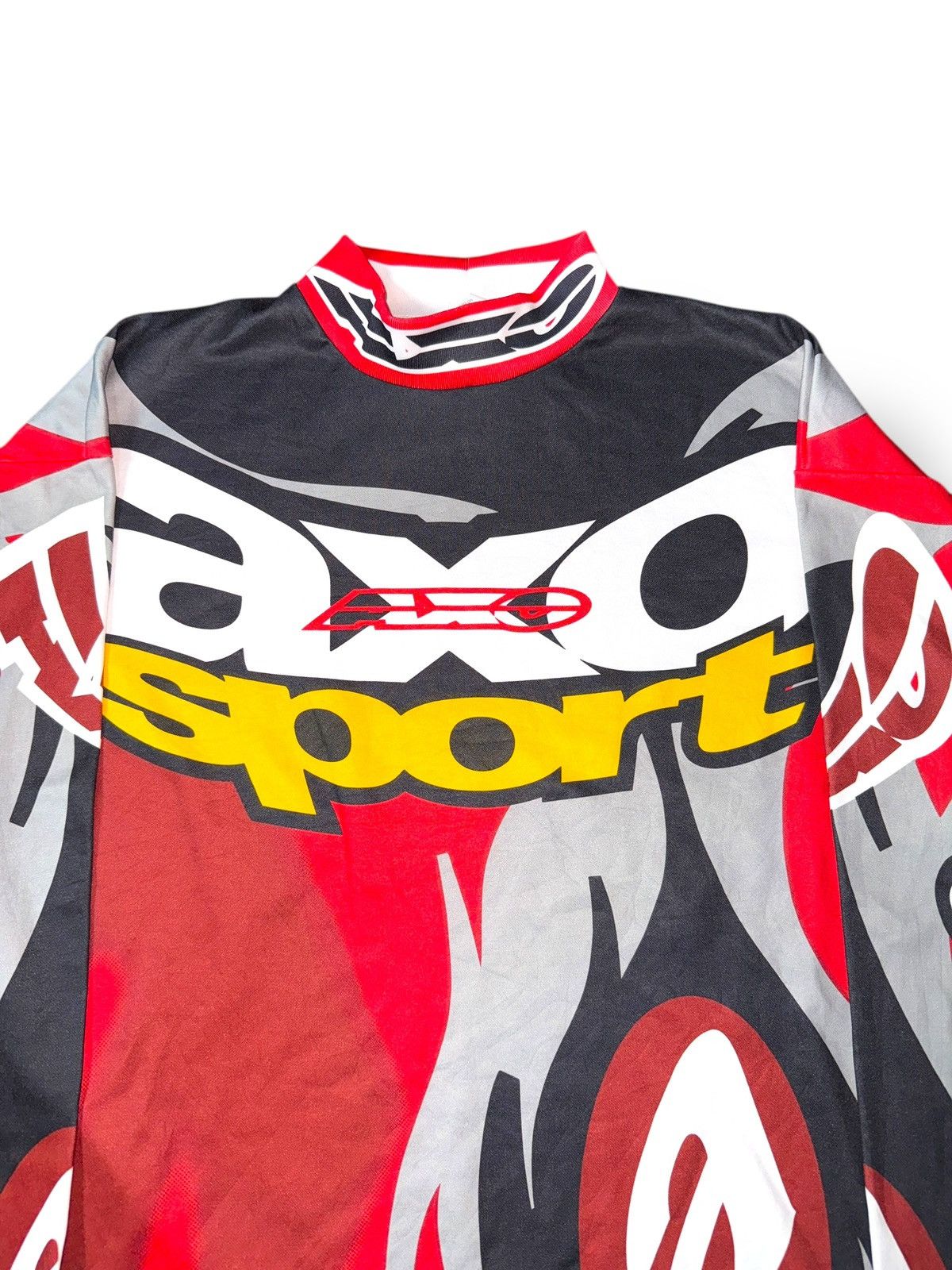 Vintage *RARE* VINTAGE 90s AXO SPORT RACING MOTOCROSS JERSEY Size US M / EU 48-50 / 2 - 4 Thumbnail
