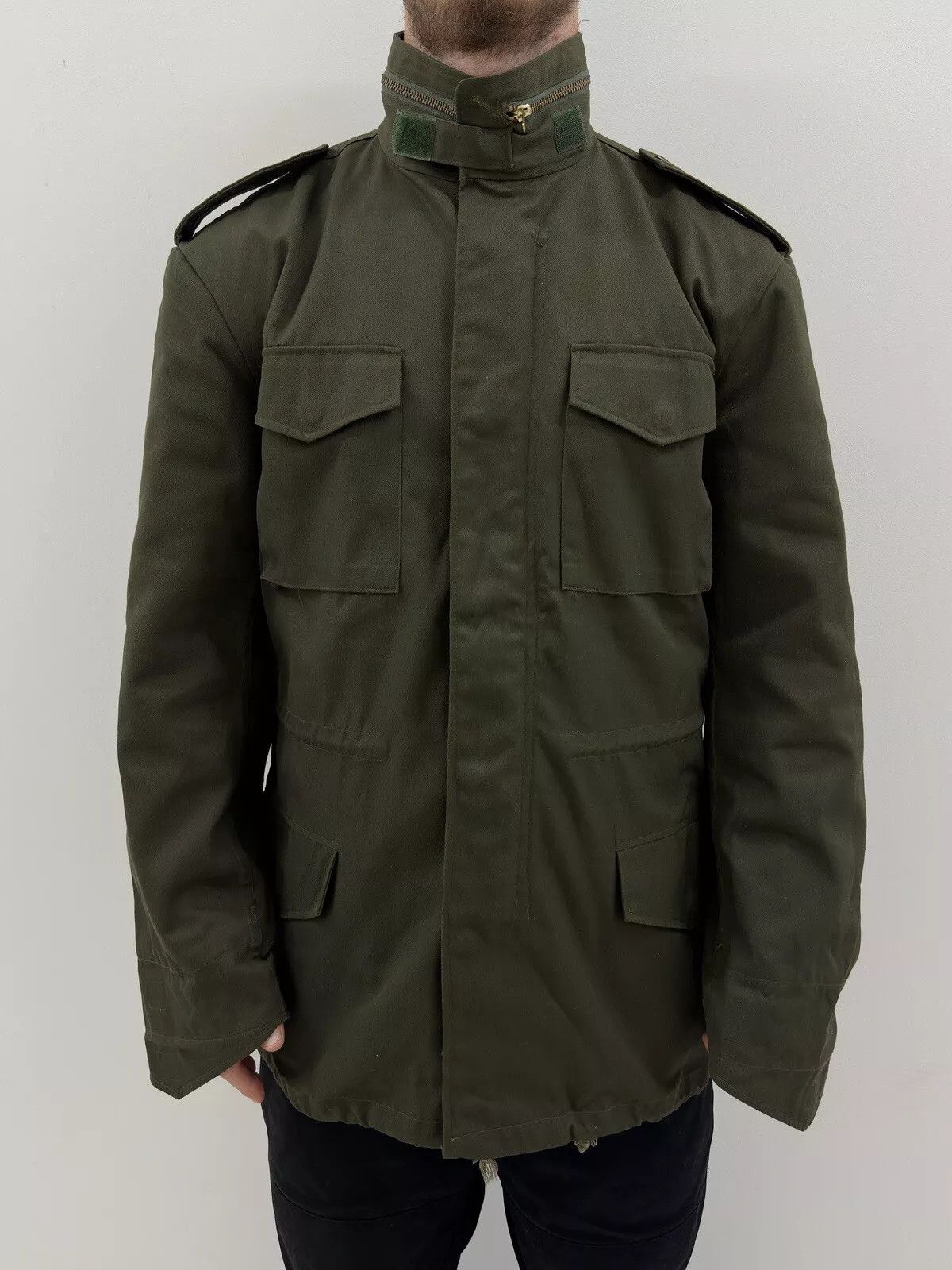 Vintage VINTAGE M65 ARMY JACKET COAT COLD WEATHER MENS Military Size US S / EU 44-46 / 1 - 1 Thumbnail