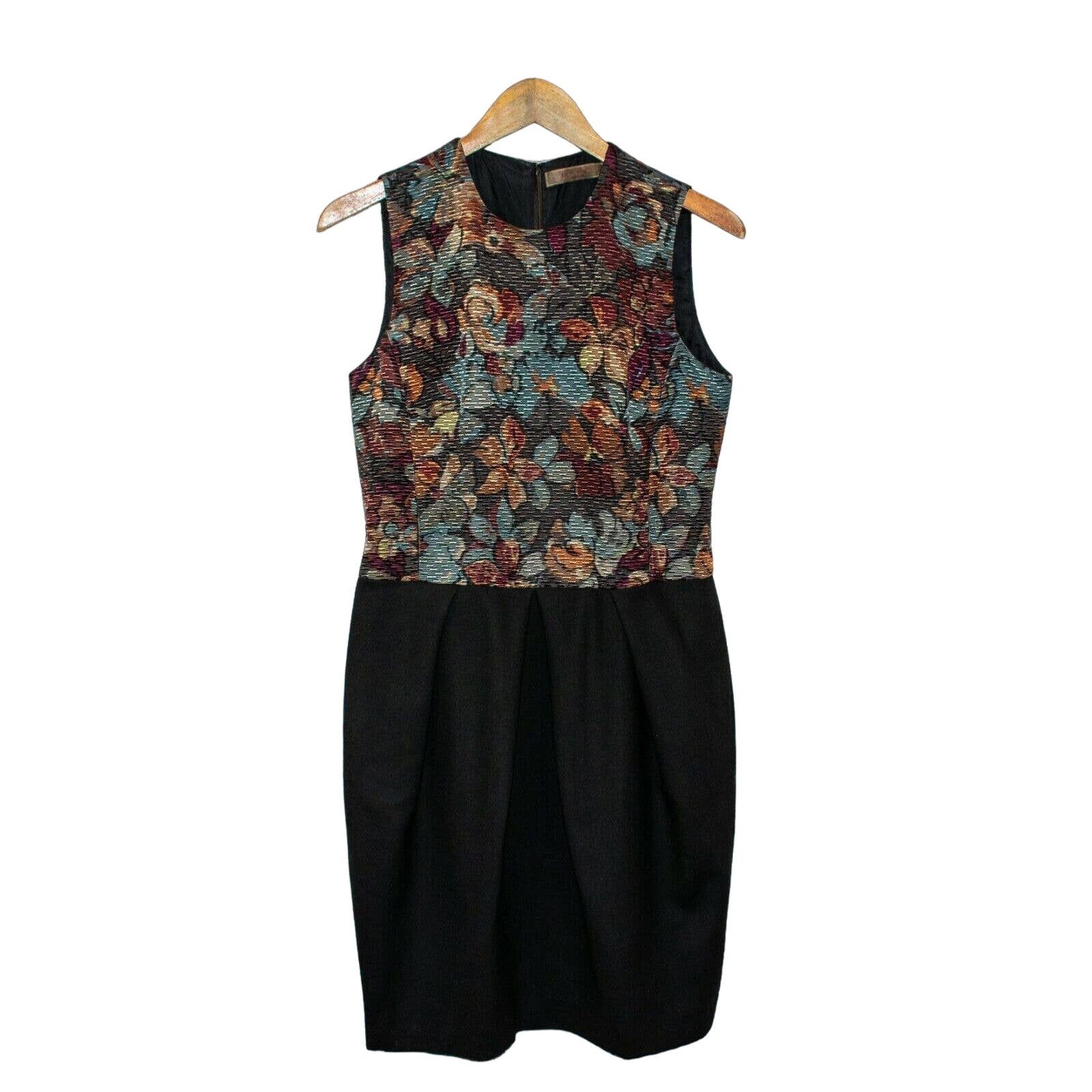 Etro ETRO Bubble Pleated Dress Textured Floral Wool Silk Size M / US 6-8 / IT 42-44 - 11 Thumbnail