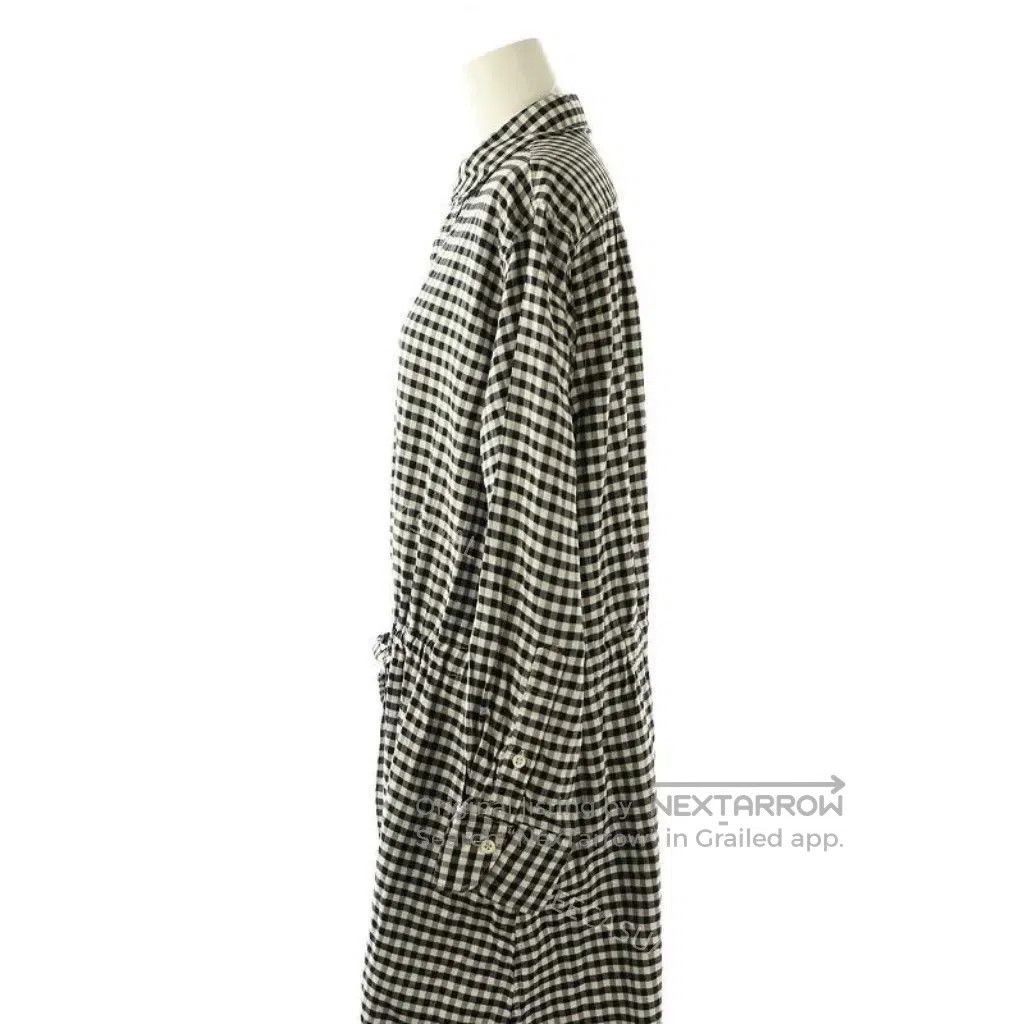 45rpm Black and White Gingham Shirt Dress. Size M / US 6-8 / IT 42-44 - 4 Thumbnail