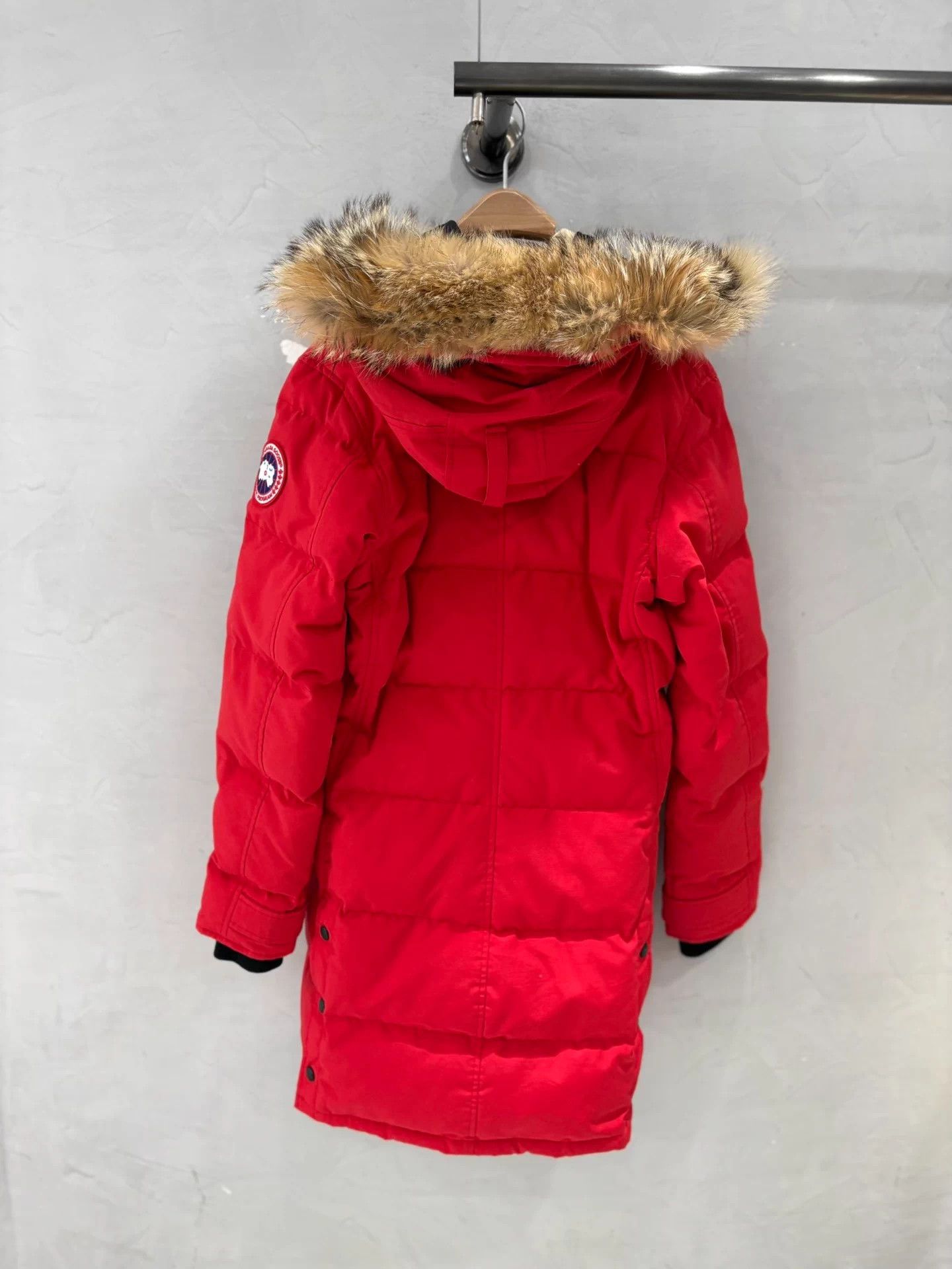Canada Goose Canada Goose Red Mid-Length Hooded Puffer M Size M / US 6-8 / IT 42-44 - 4 Thumbnail