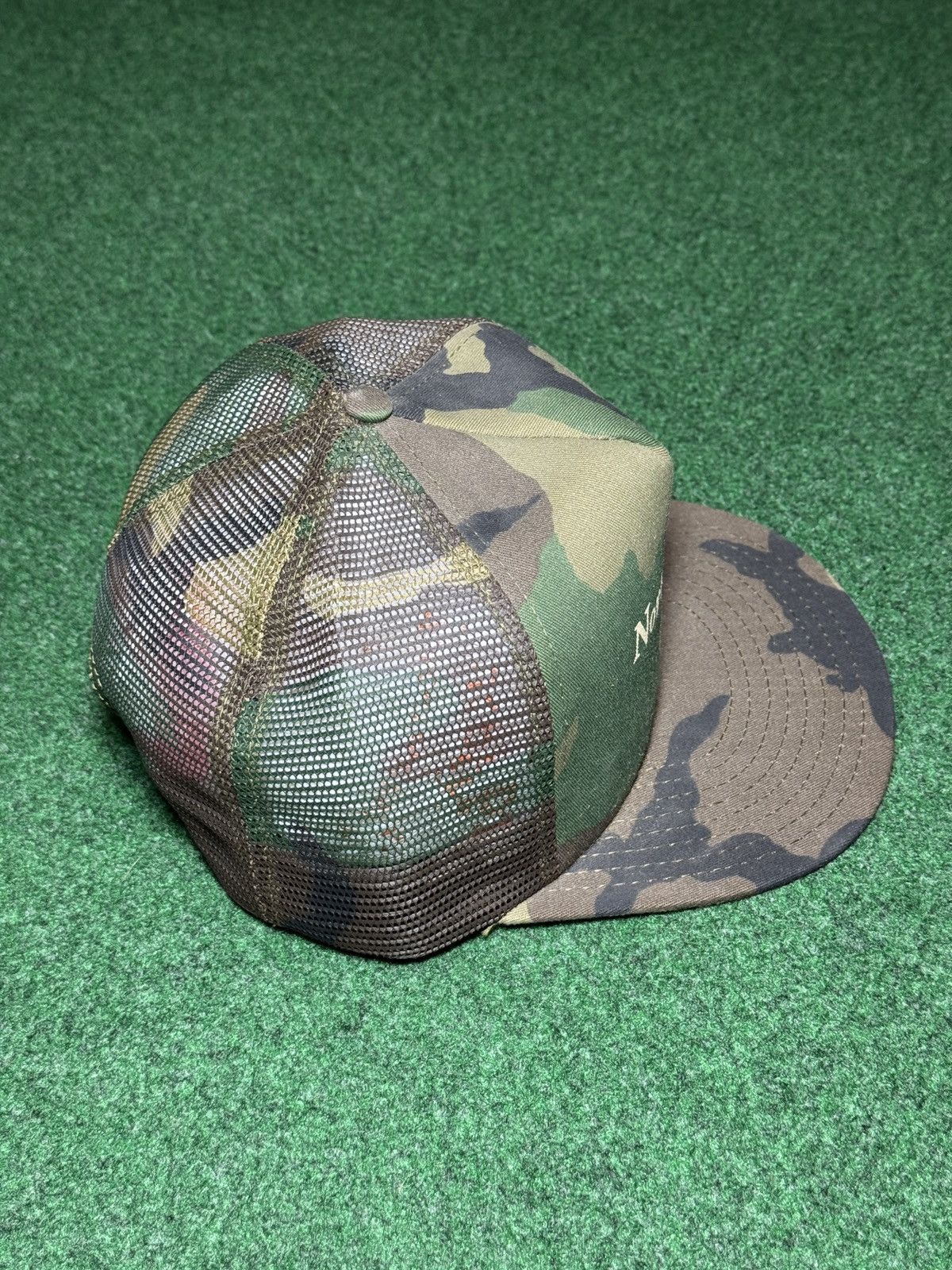 Vintage Nothwestern Rec Camo Trucker Vintage 90s Snapback Cap Hat Size ONE SIZE - 2 Thumbnail