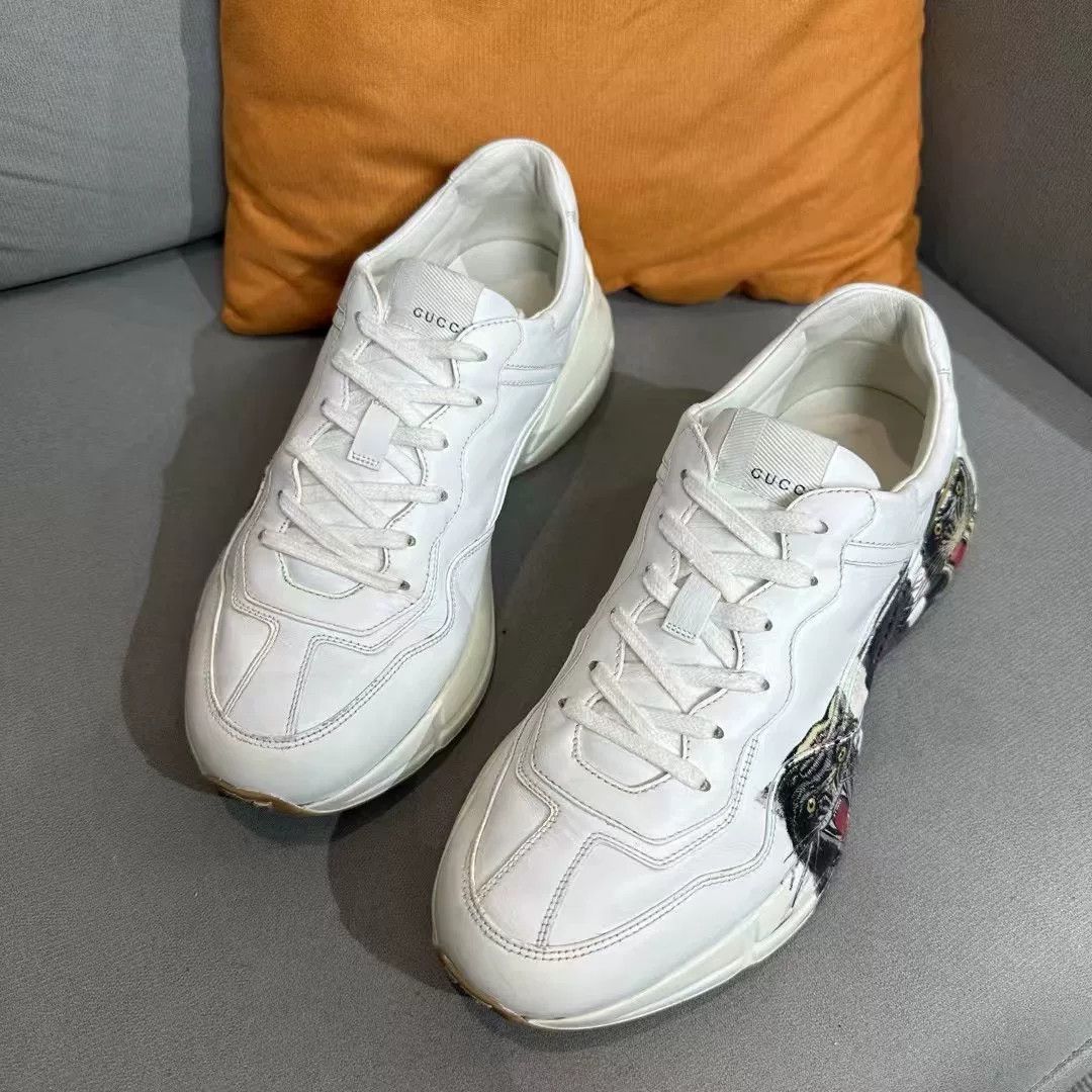 Gucci Gucci Tiger Lowtop Sneakers 9.5 Men Size US 9.5 / EU 42-43 - 1 Thumbnail