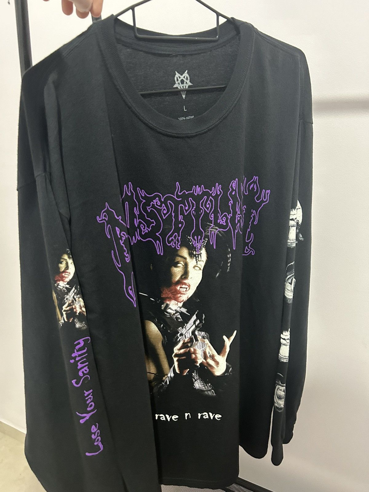 Ken Carson DESTROY LONELY MERCH RAVE N RAVE NOSTYLIST TOUR Size US L / EU 52-54 / 3 - 9 Thumbnail