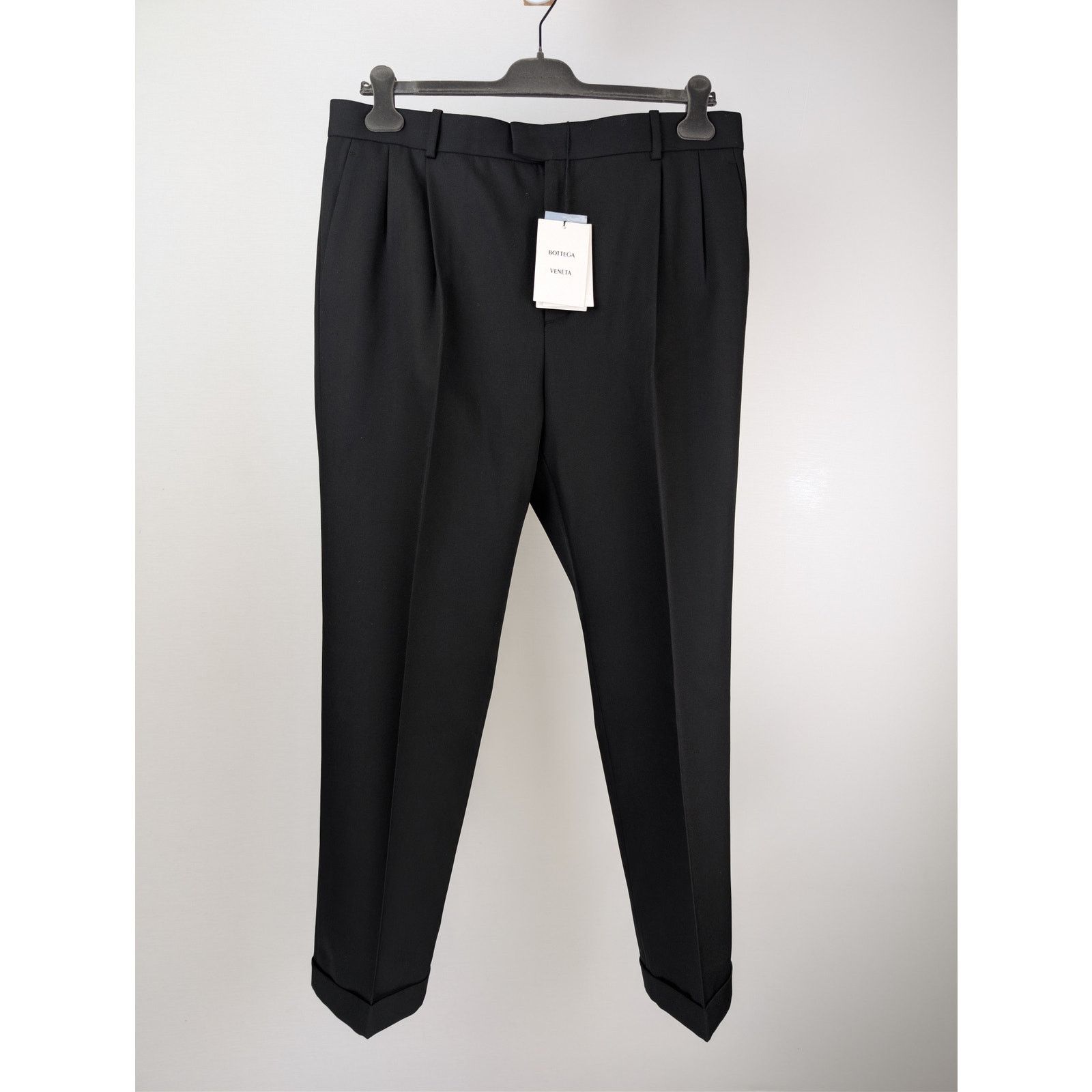 Bottega Veneta o1rshd1 Grain De Poudre Stretch Trousers / Casual Pants Size US 38 / EU 54 - 8 Thumbnail