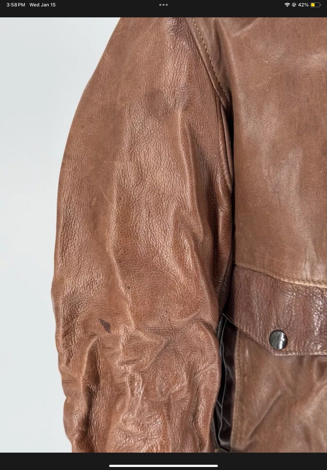 Schott Vintage 90s Schott Leather Jacket Brown Chestnut Men’s M Size US M / EU 48-50 / 2 - 4 Thumbnail