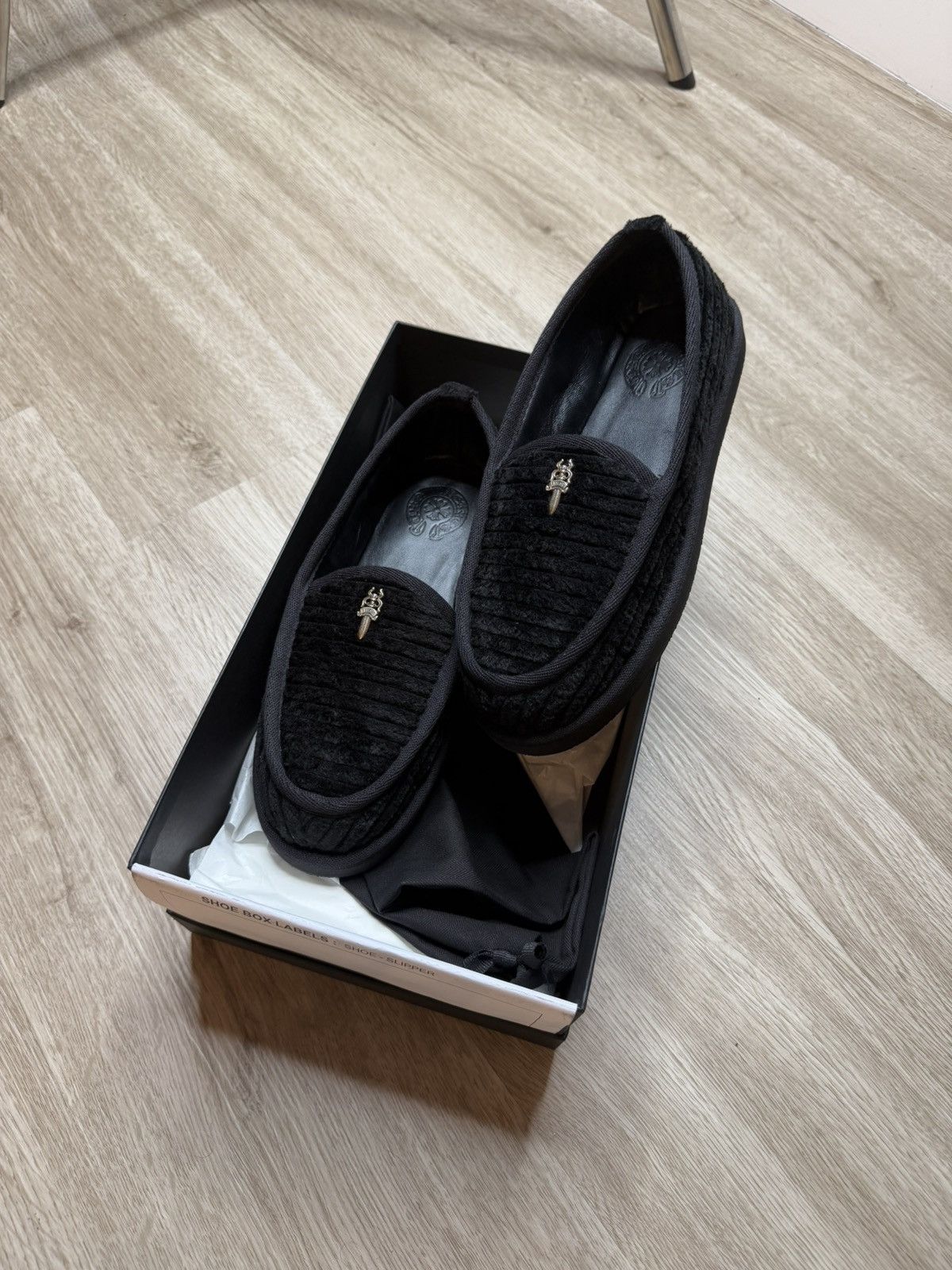 Chrome Hearts Chrome Heart Dagger Slip on Loafers Size US 8 / EU 41 - 1 Thumbnail
