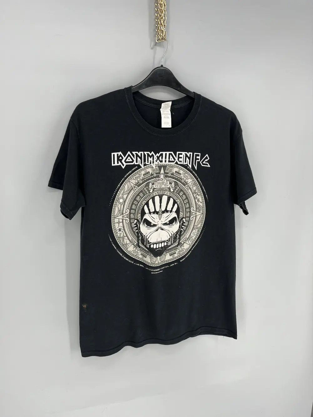 Band Tees × Vintage Vintage Y2K Iron Maiden Horror Skulls Tee Band Streetwear Size US L / EU 52-54 / 3 - 2 Thumbnail