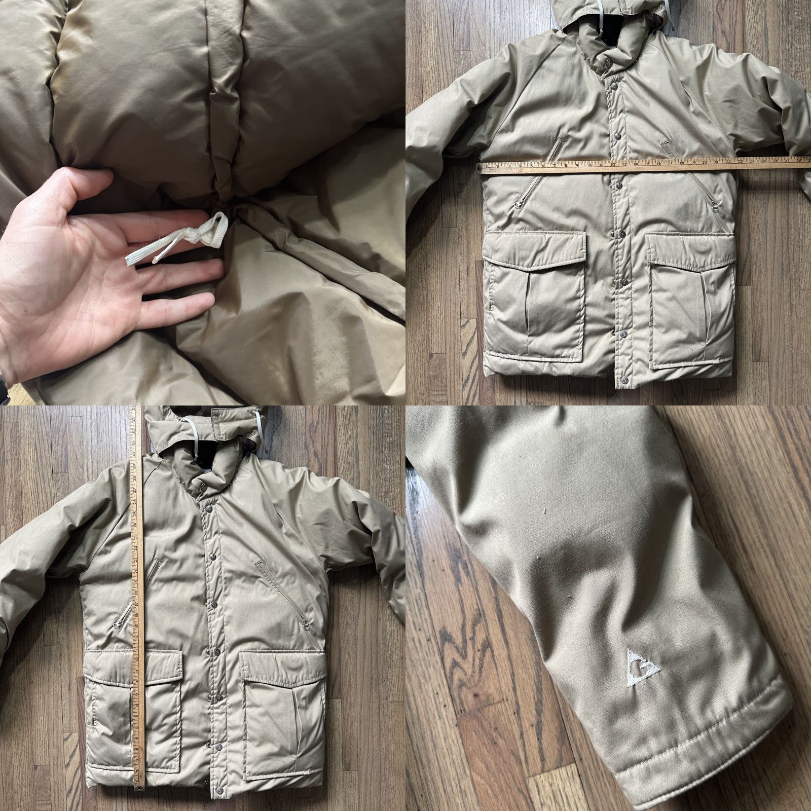 Vintage VINTAGE Gerry Expedition Puffer Jacket Hood Beige M Men Down Ski 1960s 1970s Rare Size US M / EU 48-50 / 2 - 10 Thumbnail