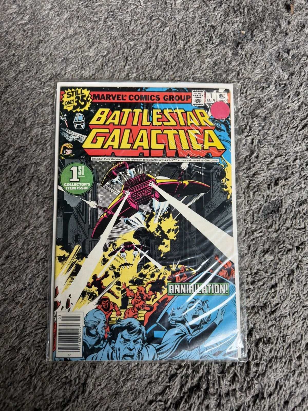 Marvel Comics 1978 Marvel Comics Battlestar Galactica Vol. 1 #1 Comic Book Size ONE SIZE - 1 Thumbnail