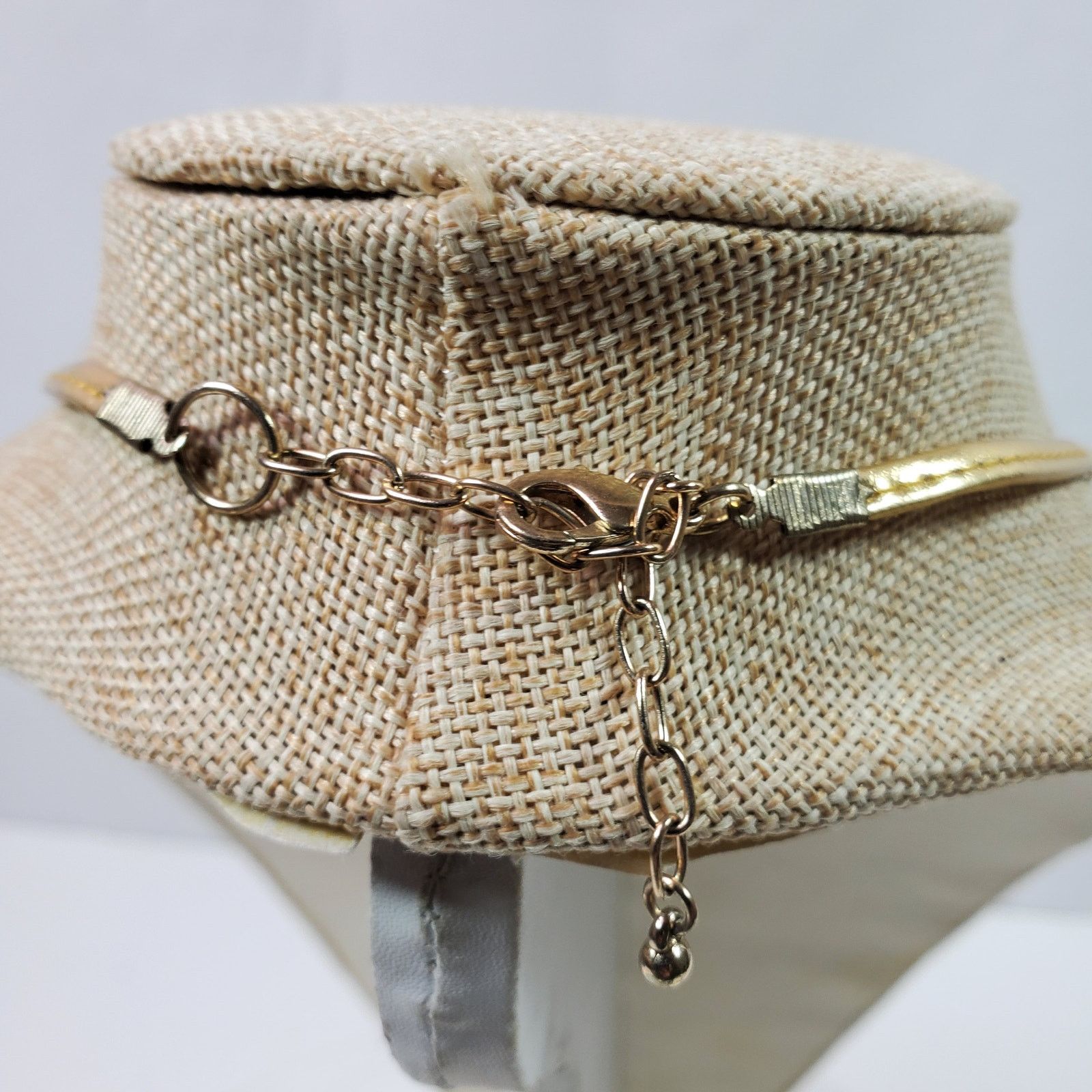 The Unbranded Brand Classy Career Pendant Necklace Red Gold Tone on Rope Size ONE SIZE - 4 Thumbnail