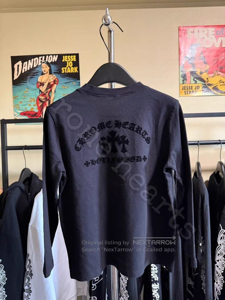 Chrome Hearts CHROME HEARTS Size M Black flocking long sleeves Size US M / EU 48-50 / 2 - 1 Thumbnail