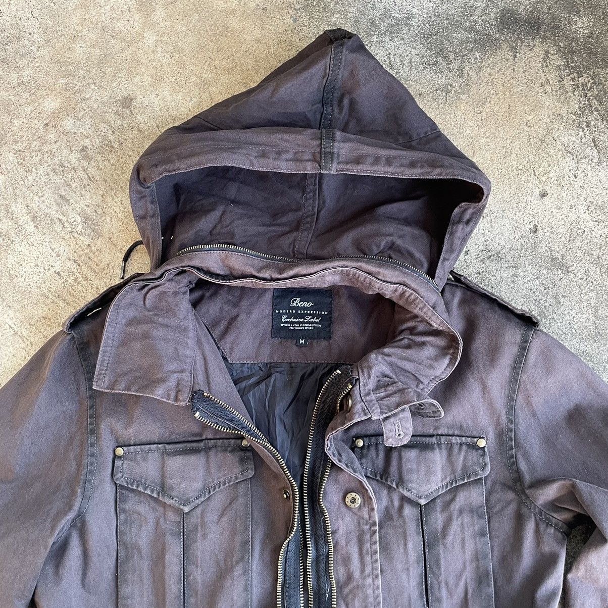 ジャケット・アウター 00s japanese label bono hoodie jacket 00s