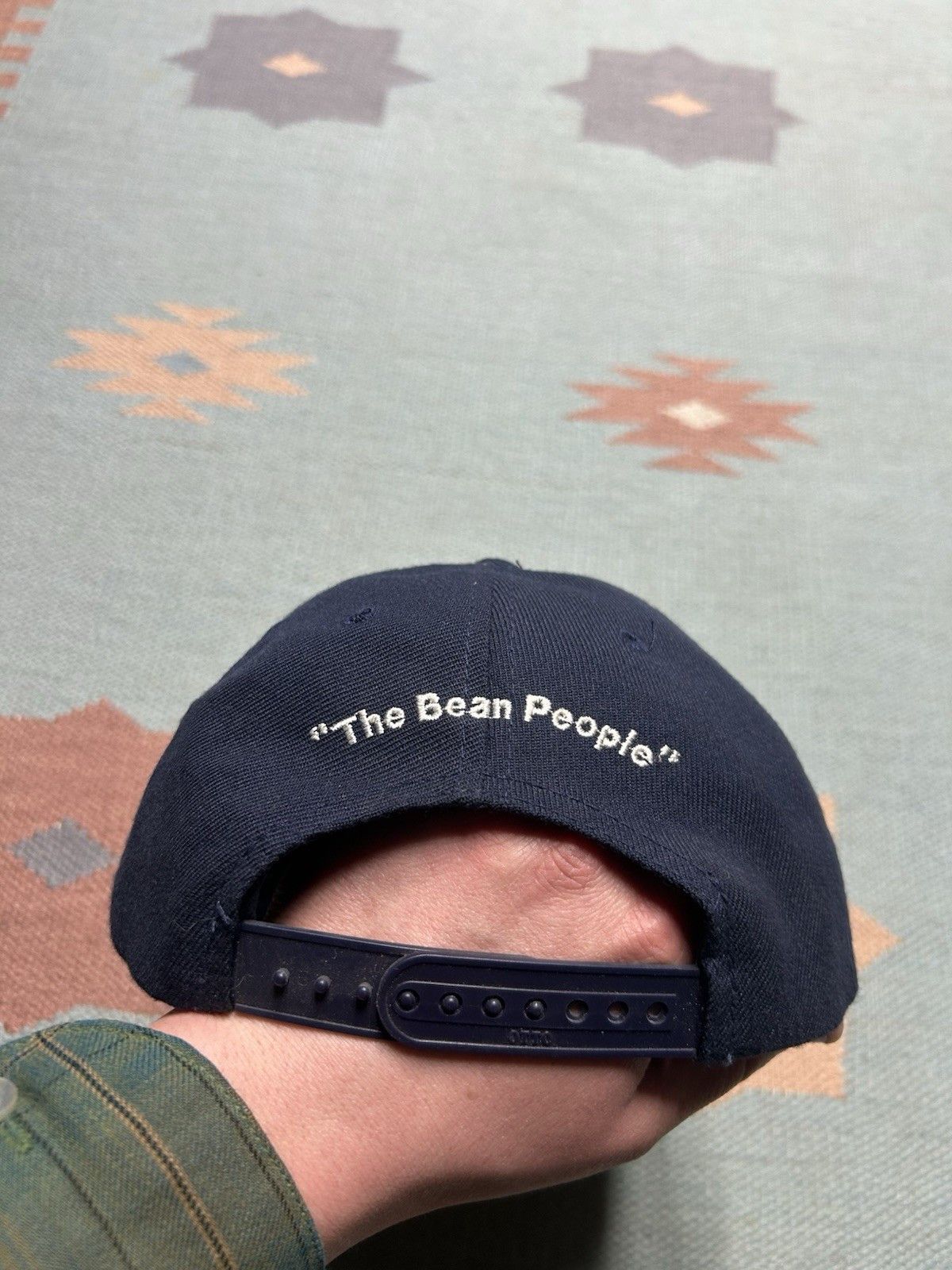 Vintage Vtg SnapBack hat Agri Sales Michigan bean people farm blue Size ONE SIZE - 5 Thumbnail